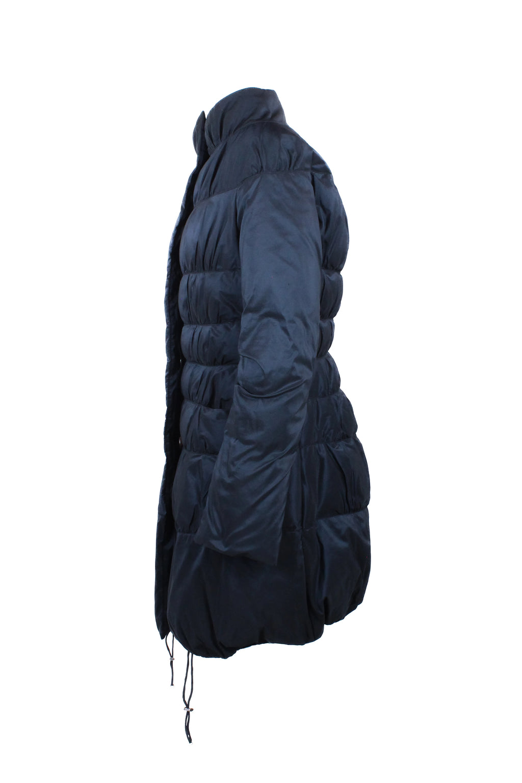 Blue Long Down Jacket