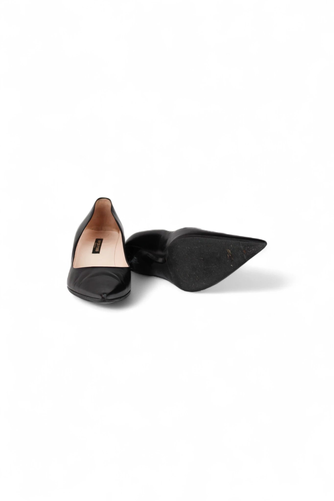 Kitten Heel Pumps with Pointed Toe