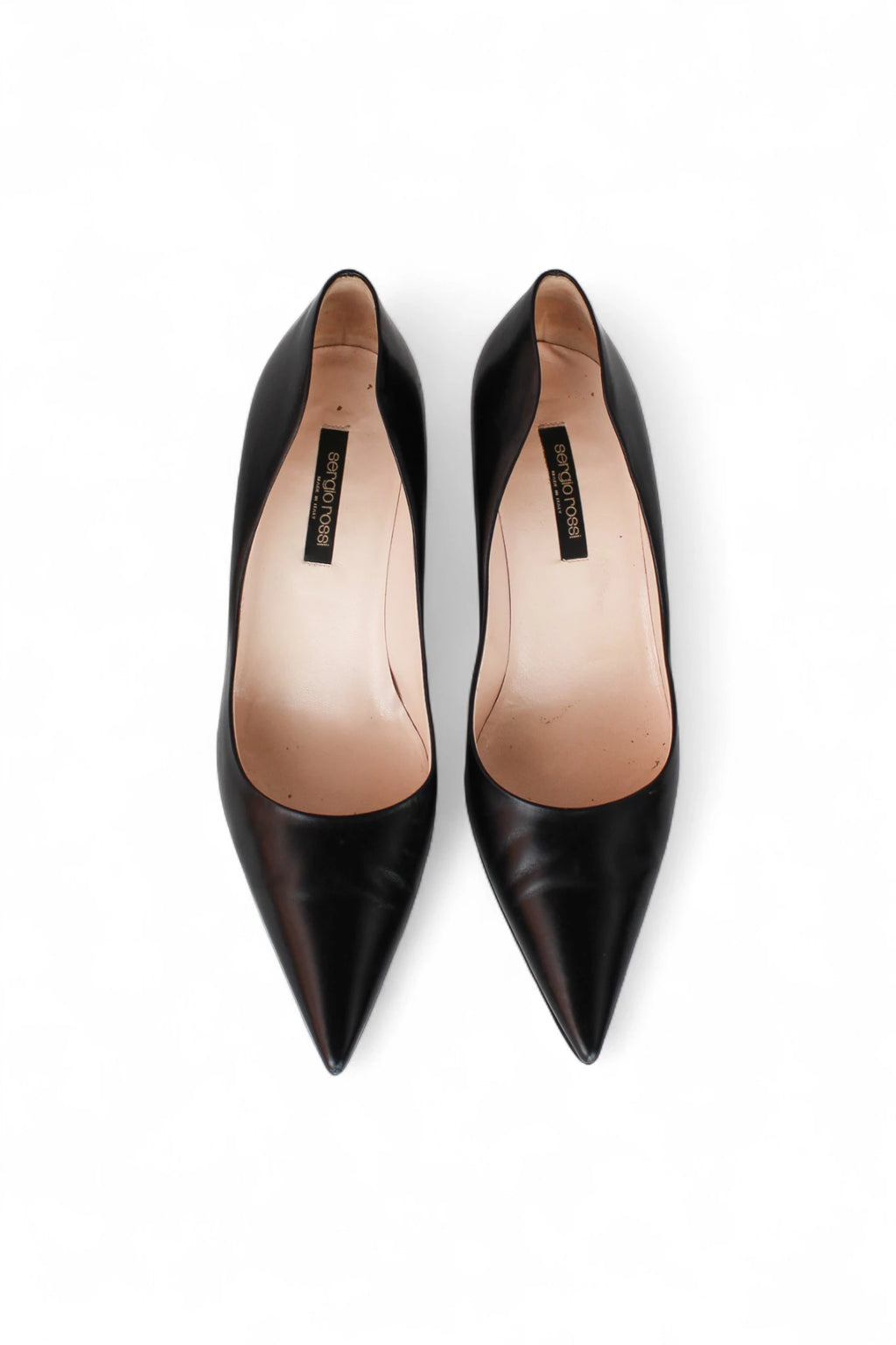 Kitten Heel Pumps with Pointed Toe
