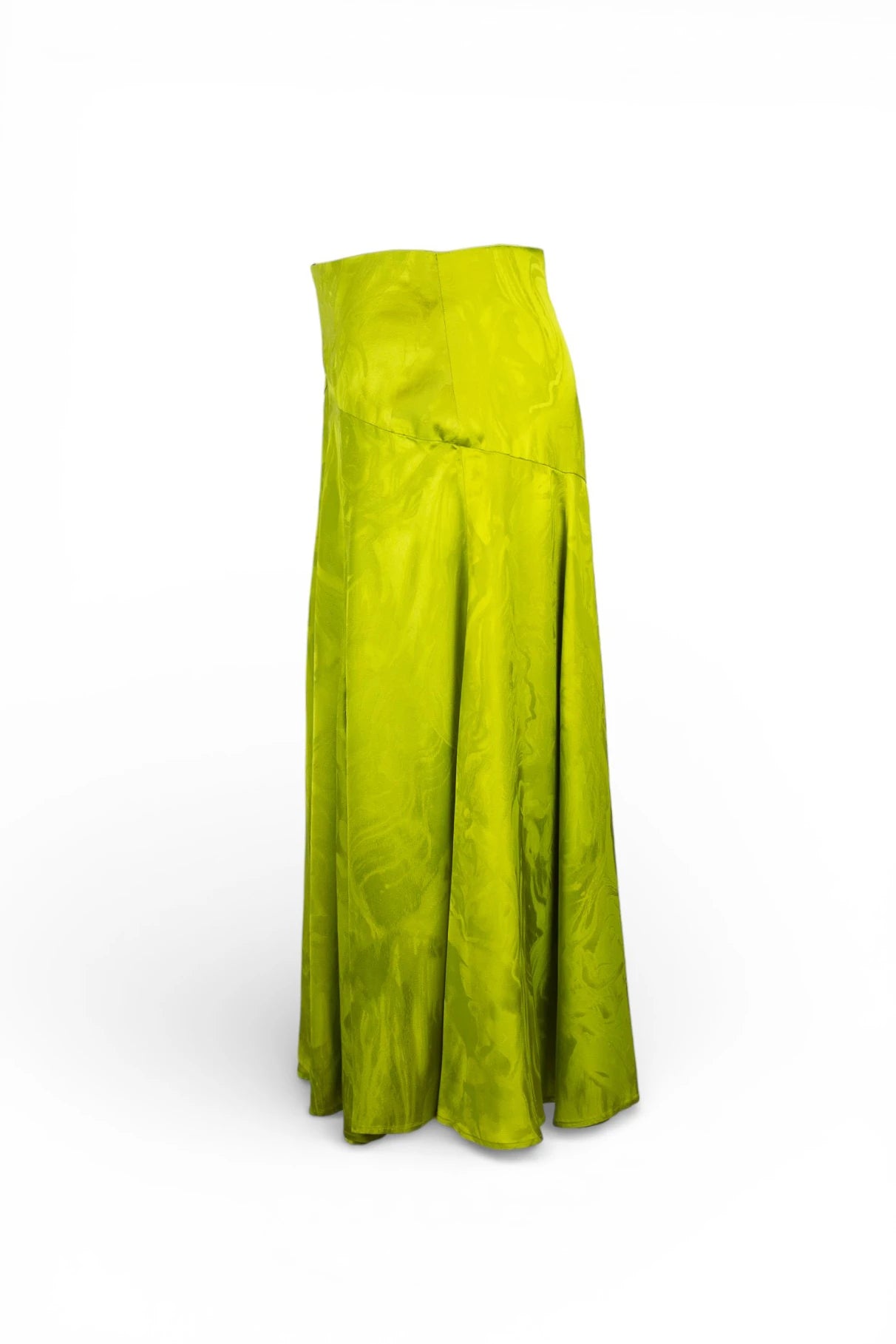 Green Fluid Skirt