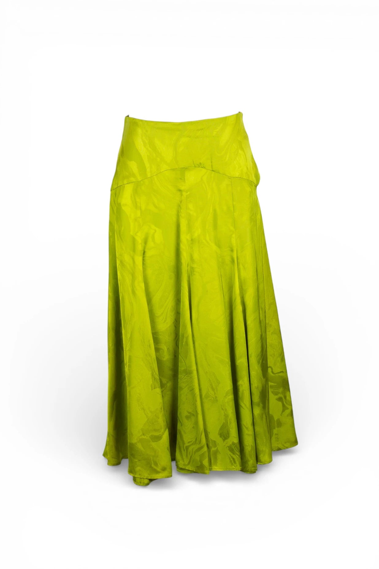 Green Fluid Skirt