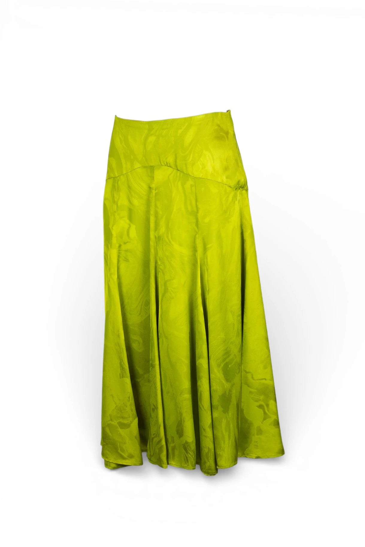 Green Fluid Skirt
