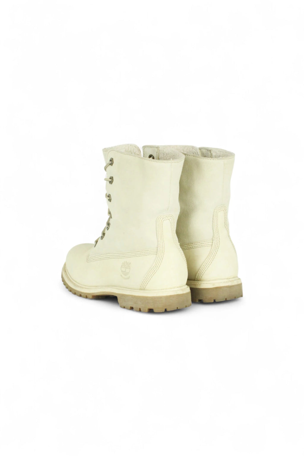 Cream Boots with Mouton lining