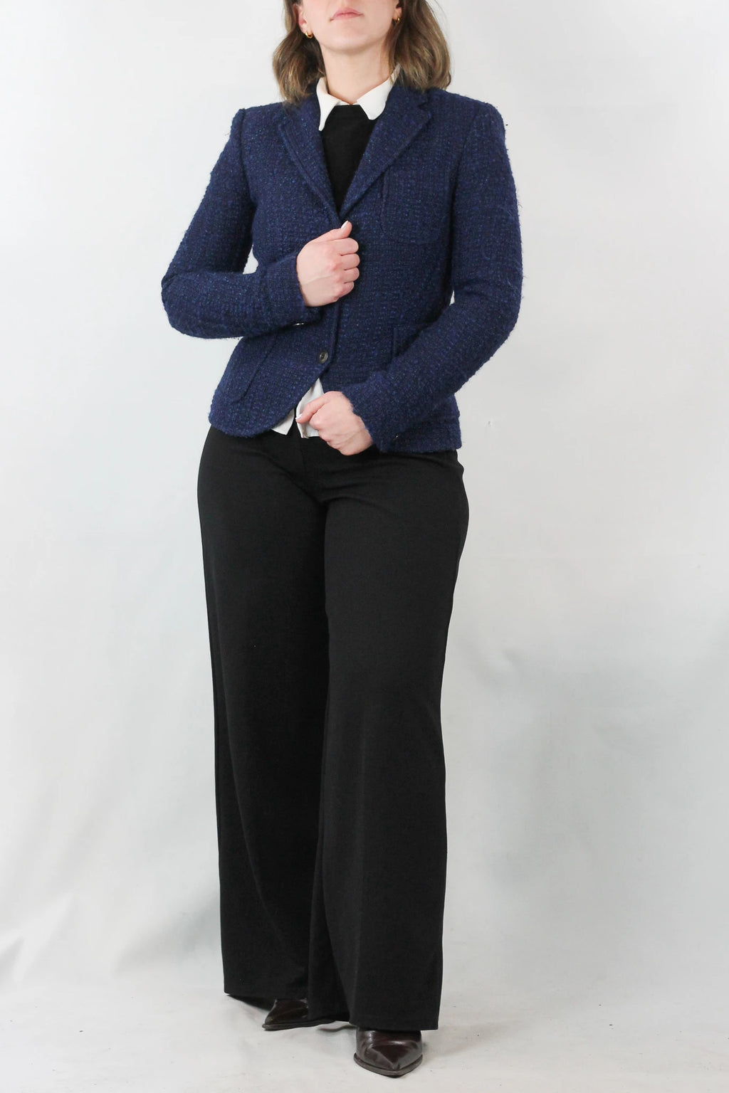 Tweed Fitted Blazer