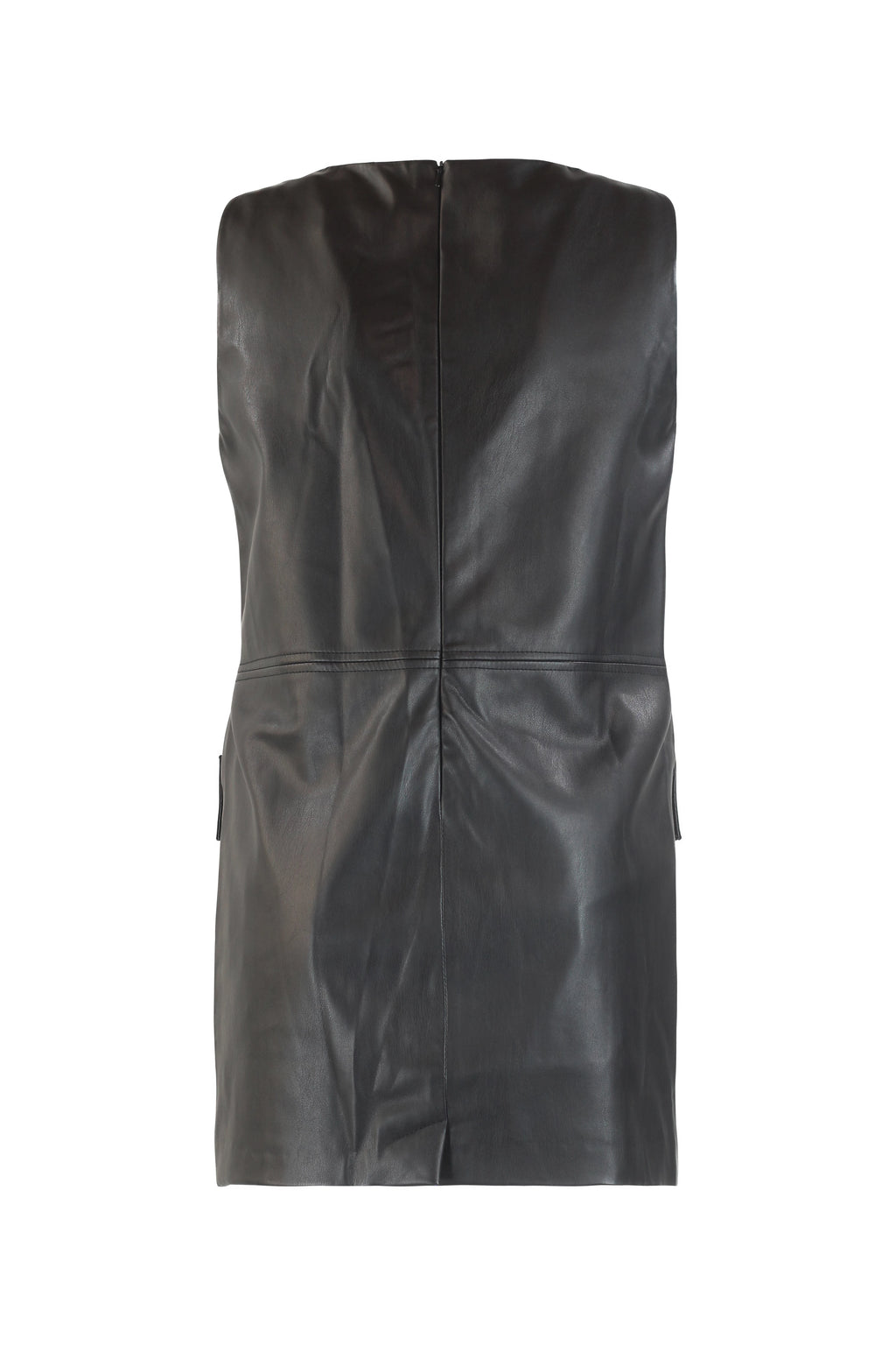 Sleeveless Mini Dress with Front Pockets