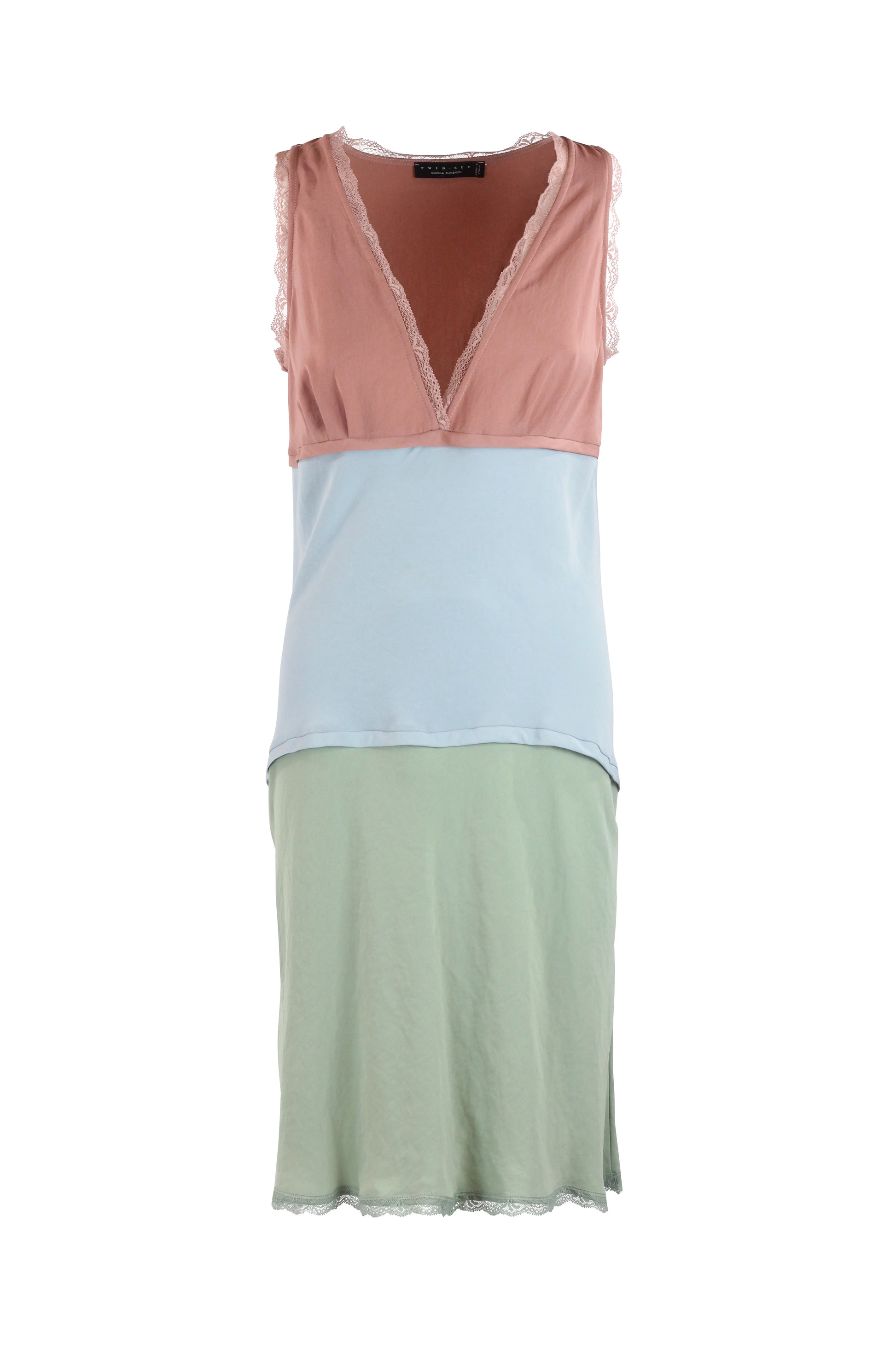 Pastel Sleeveless V-Neck Dress
