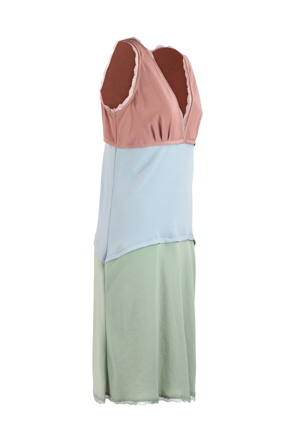 Pastel Sleeveless V-Neck Dress