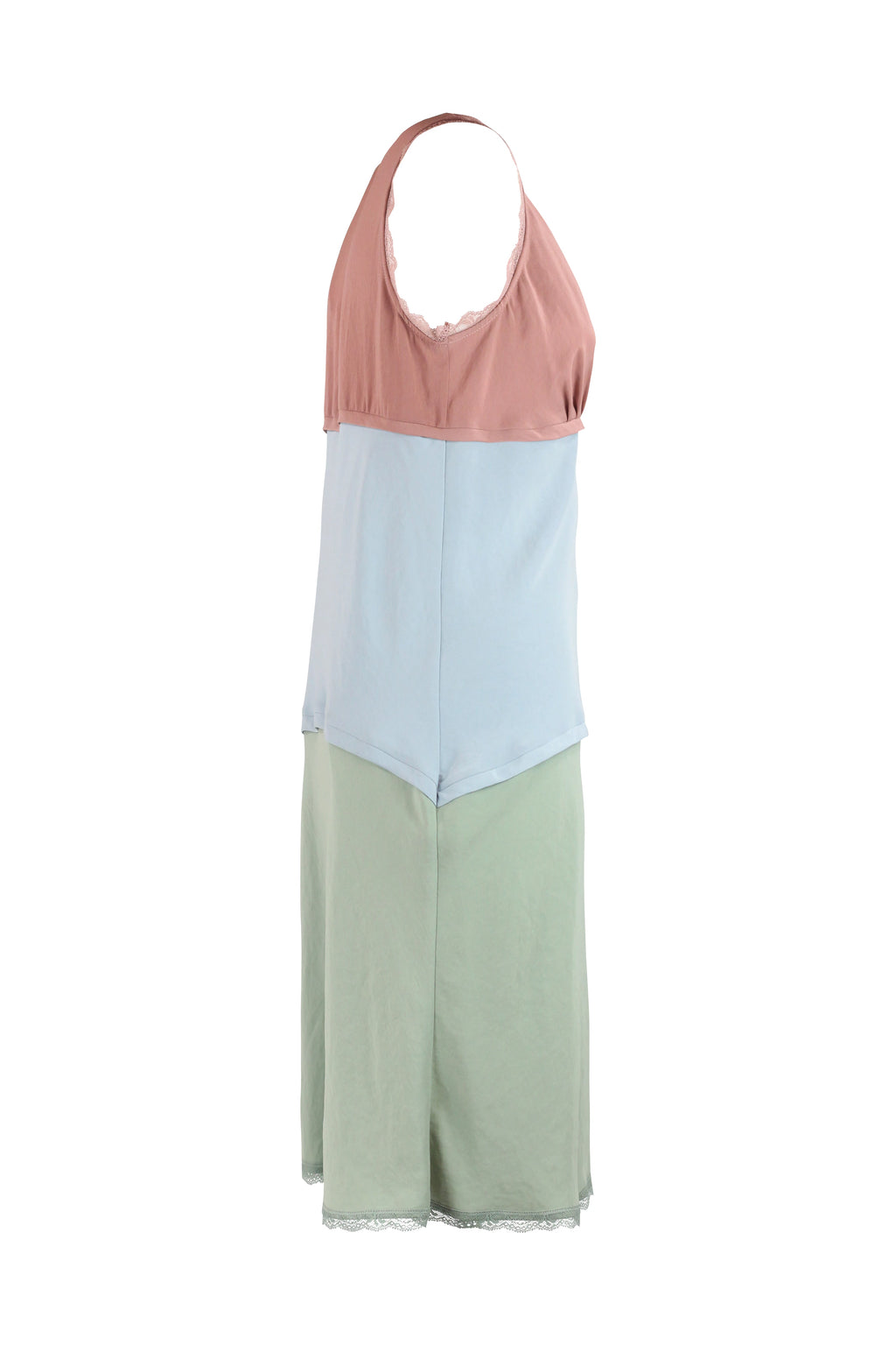Pastel Sleeveless V-Neck Dress