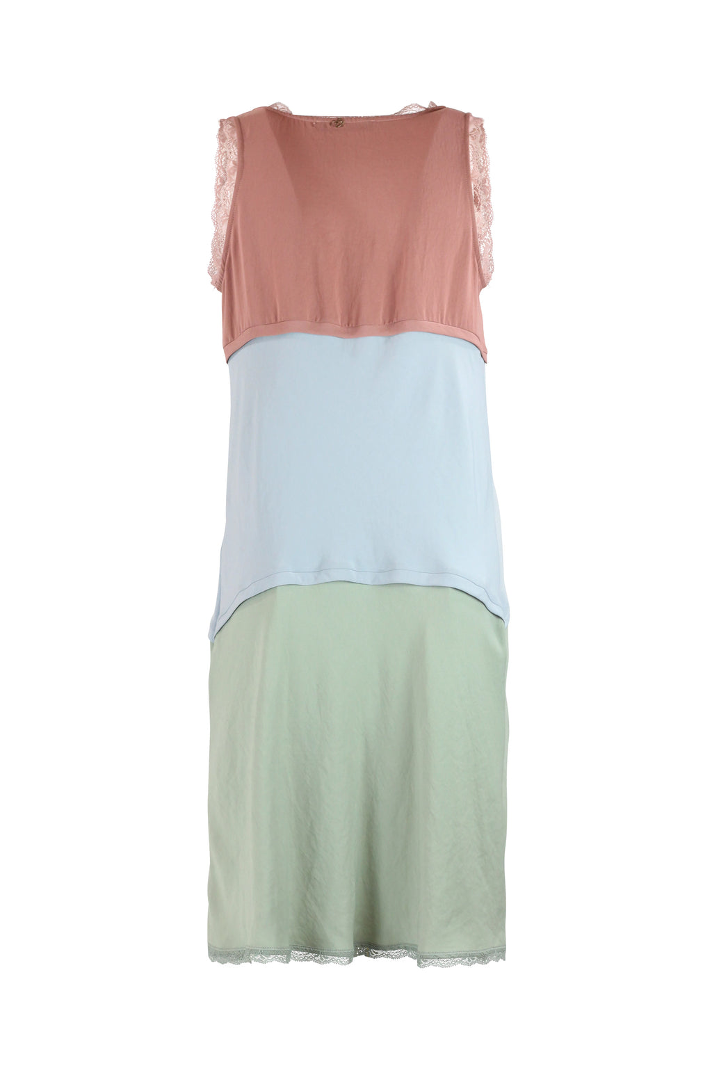 Pastel Sleeveless V-Neck Dress