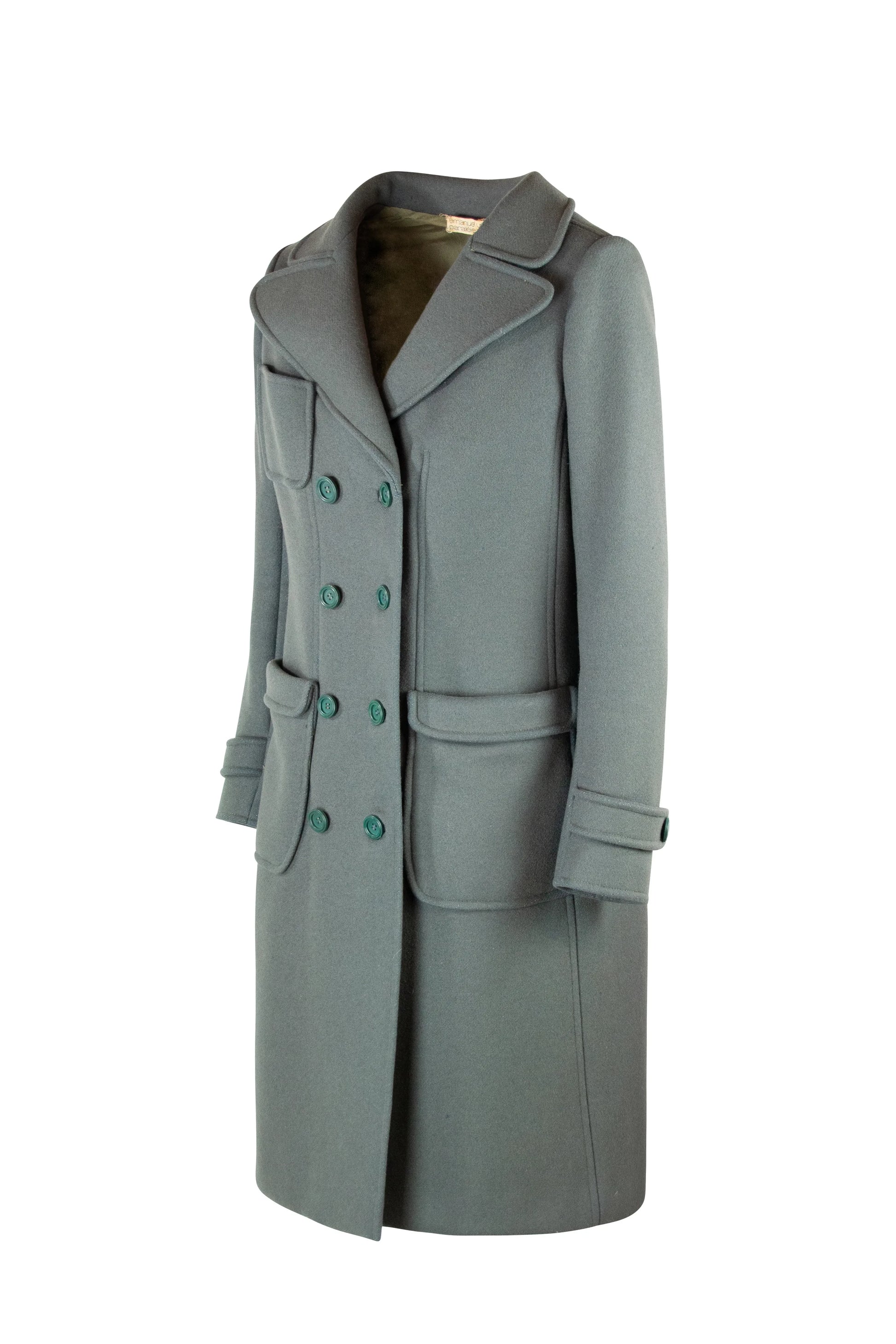 Military Green Structured Coat