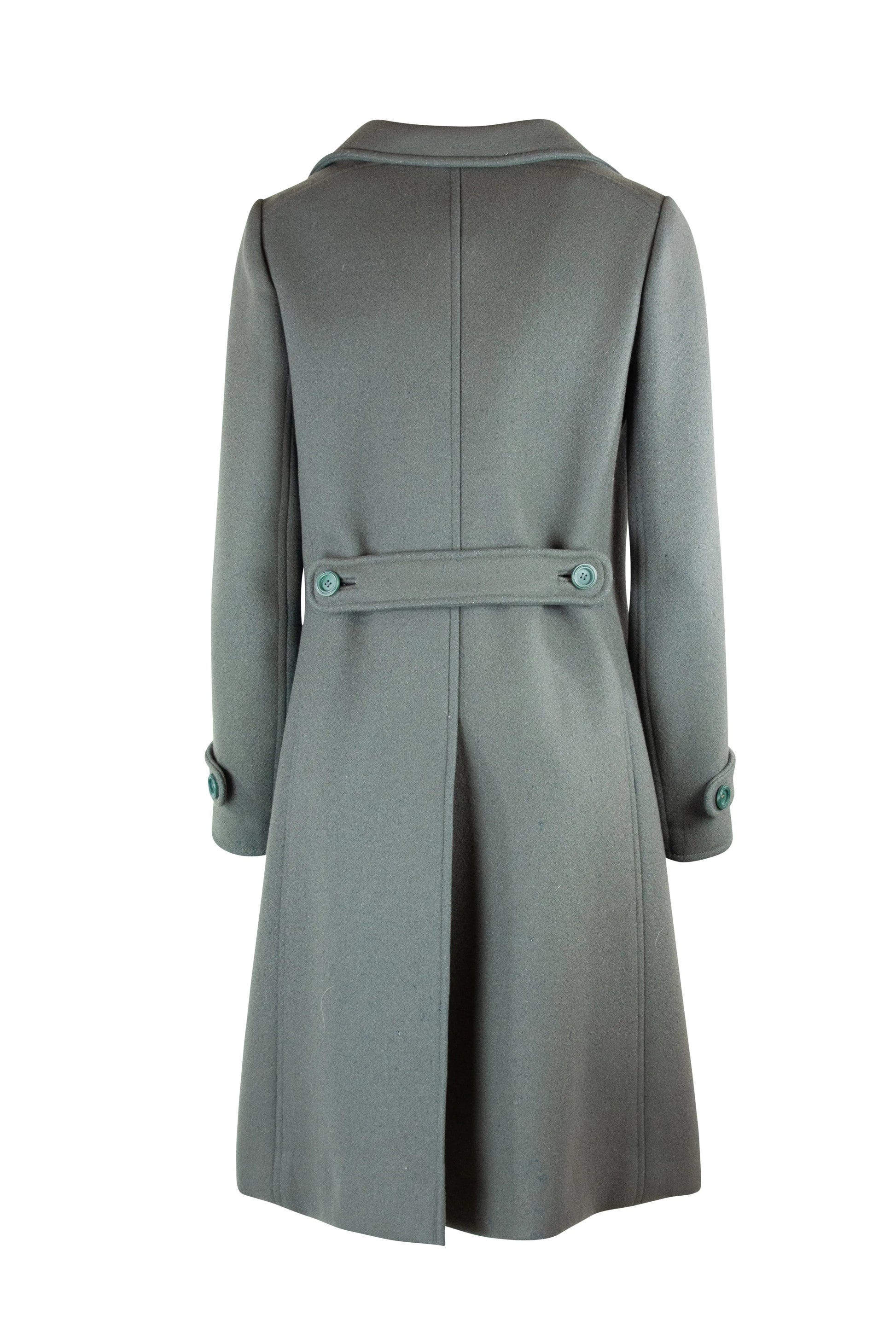 Military Green Structured Coat