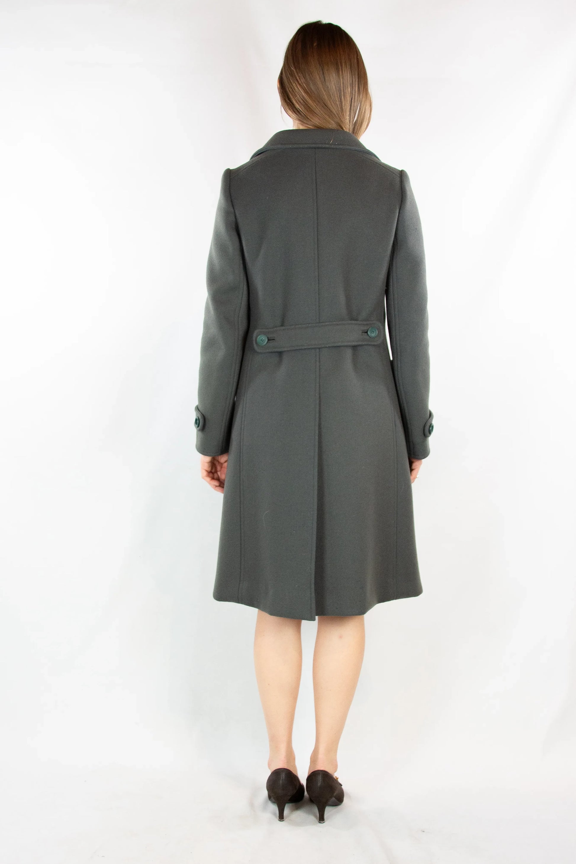 Military Green Structured Coat