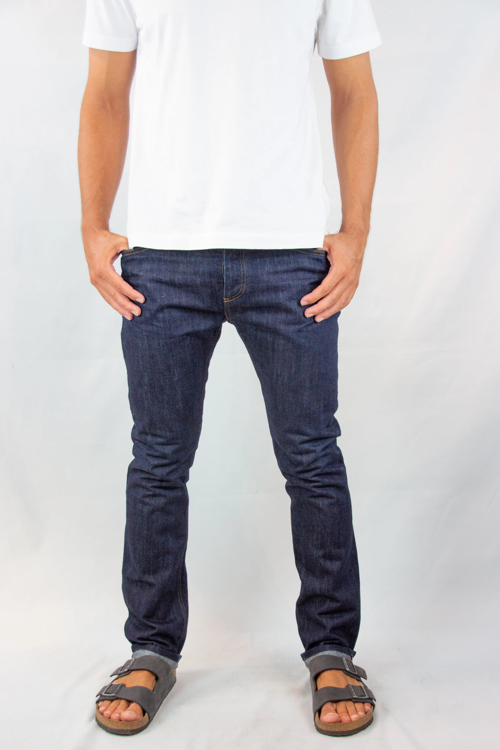 Dark Wash Slim Fit Denim Jeans