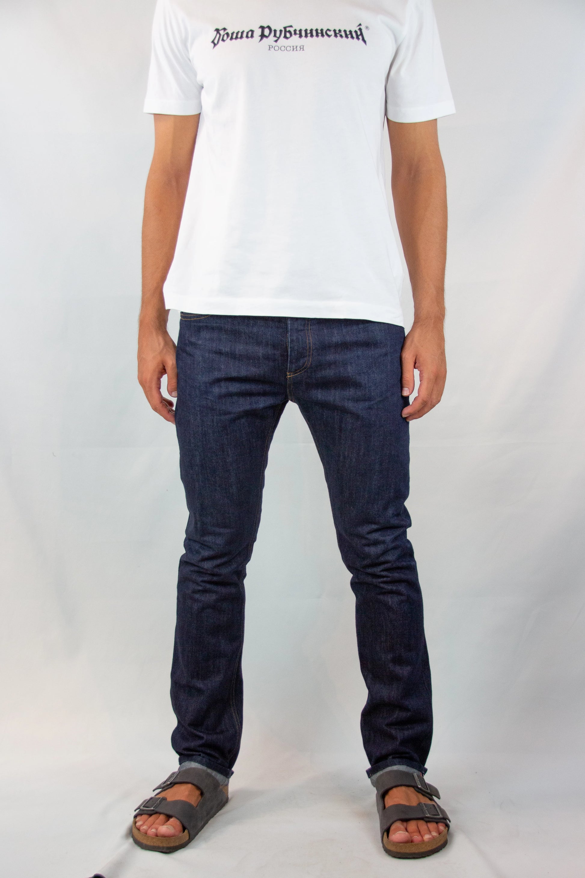 Dark Wash Slim Fit Denim Jeans