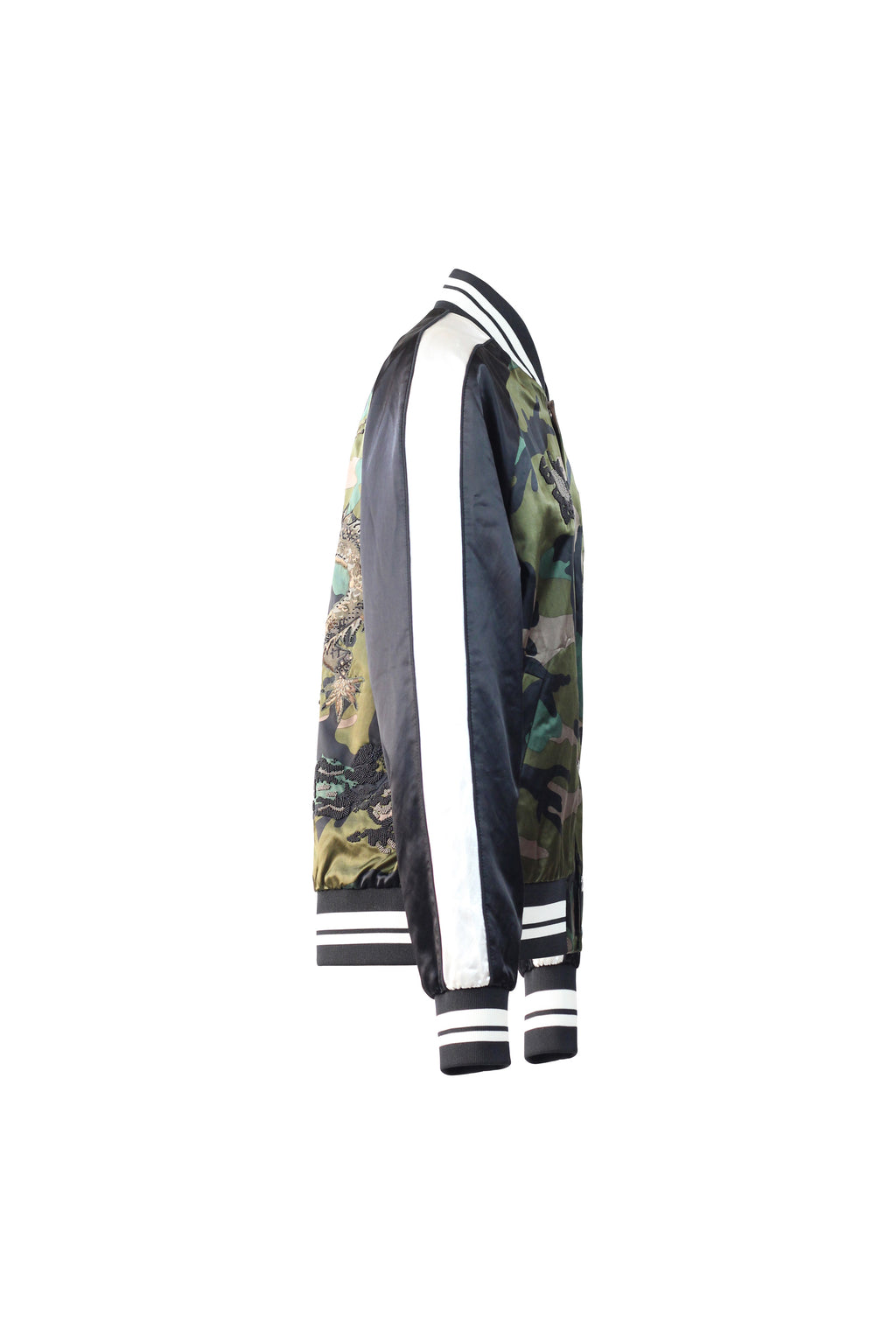 Camo Dragon Embroidery Bomber Jacket SS2016