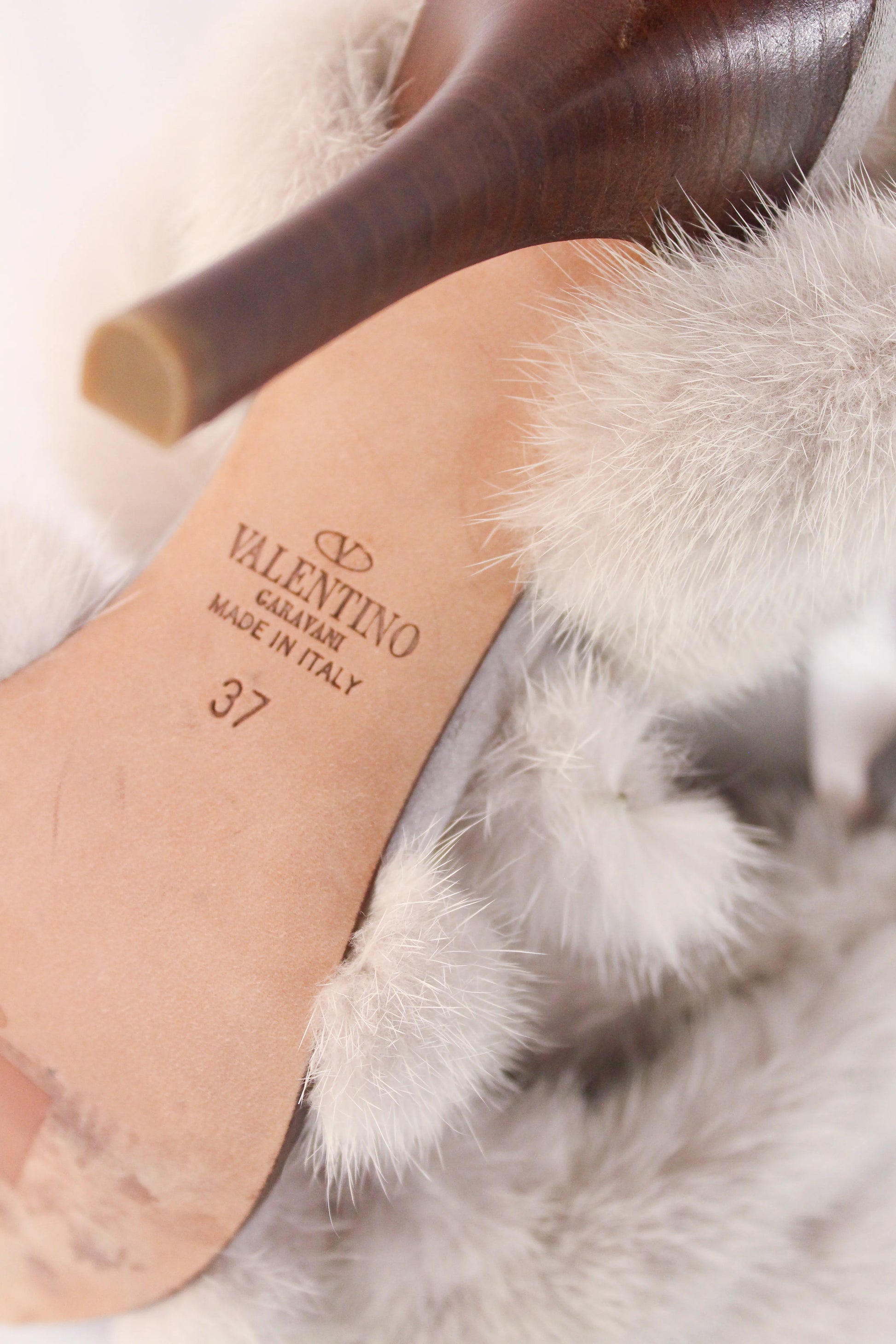 Mink fur sandals FW2017