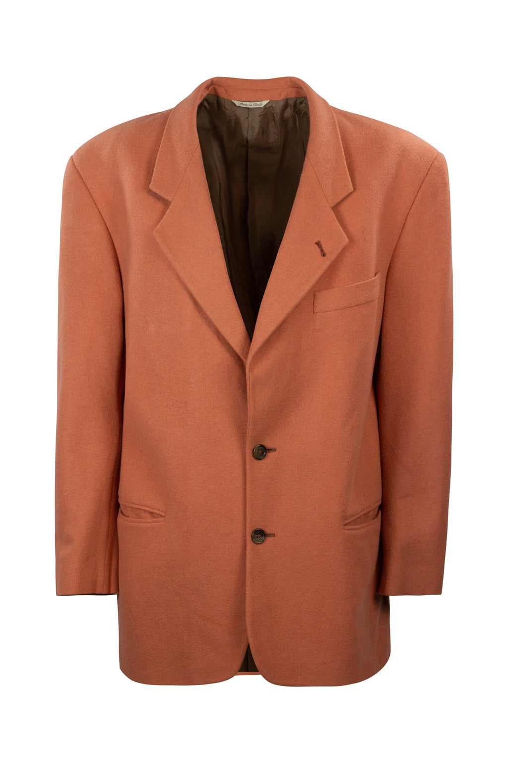 Apricot Orange Oversized Blazer