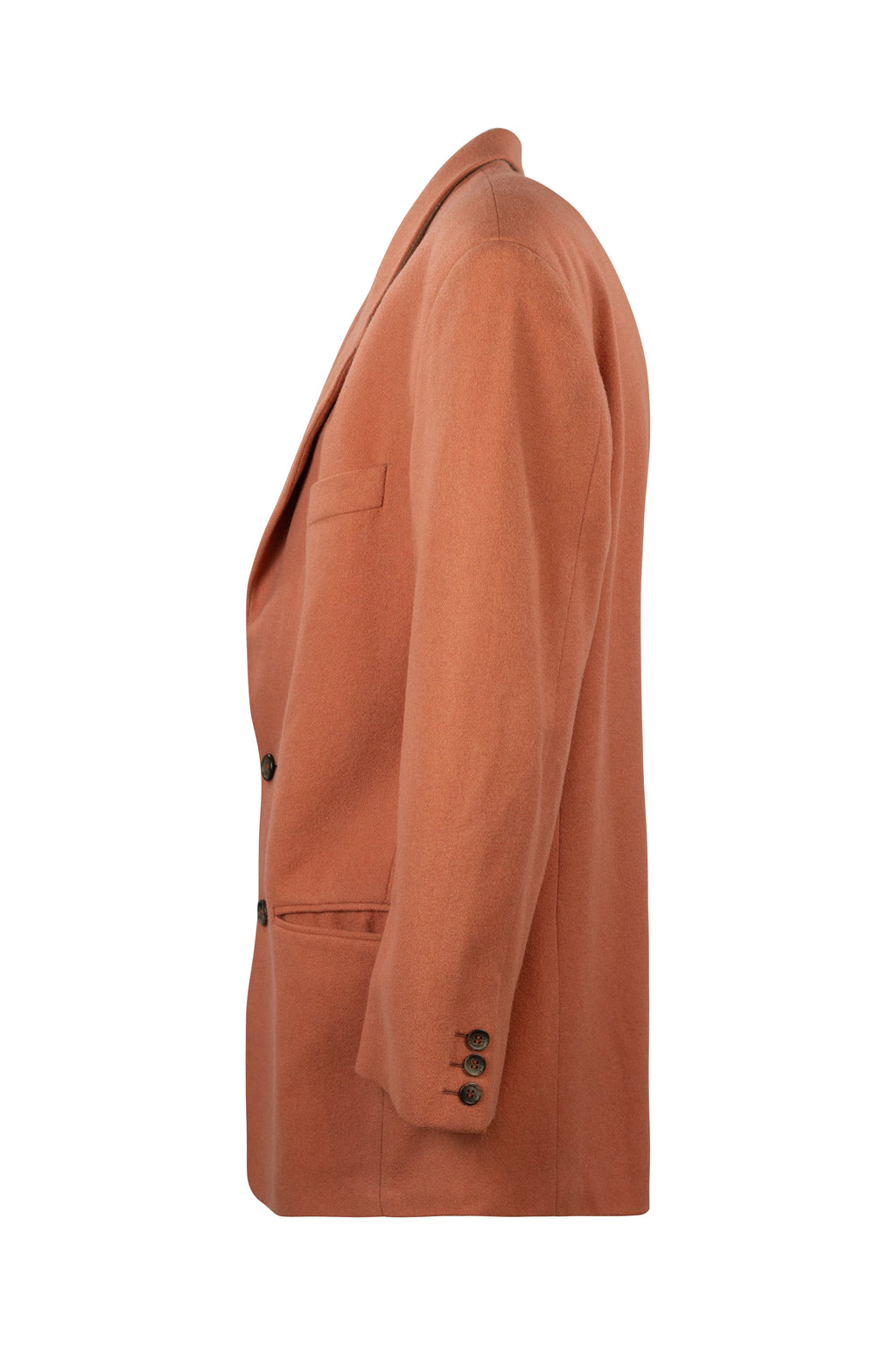 Apricot Orange Oversized Blazer