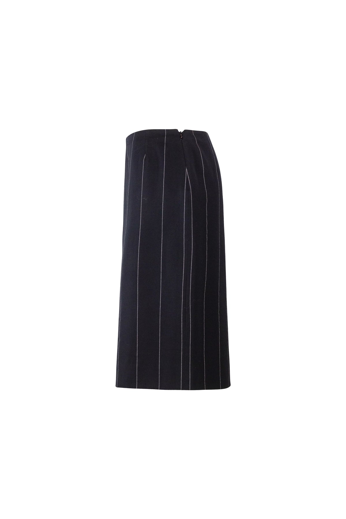Pinstripe Wool Tailleur Skirt Suit Set FW1998