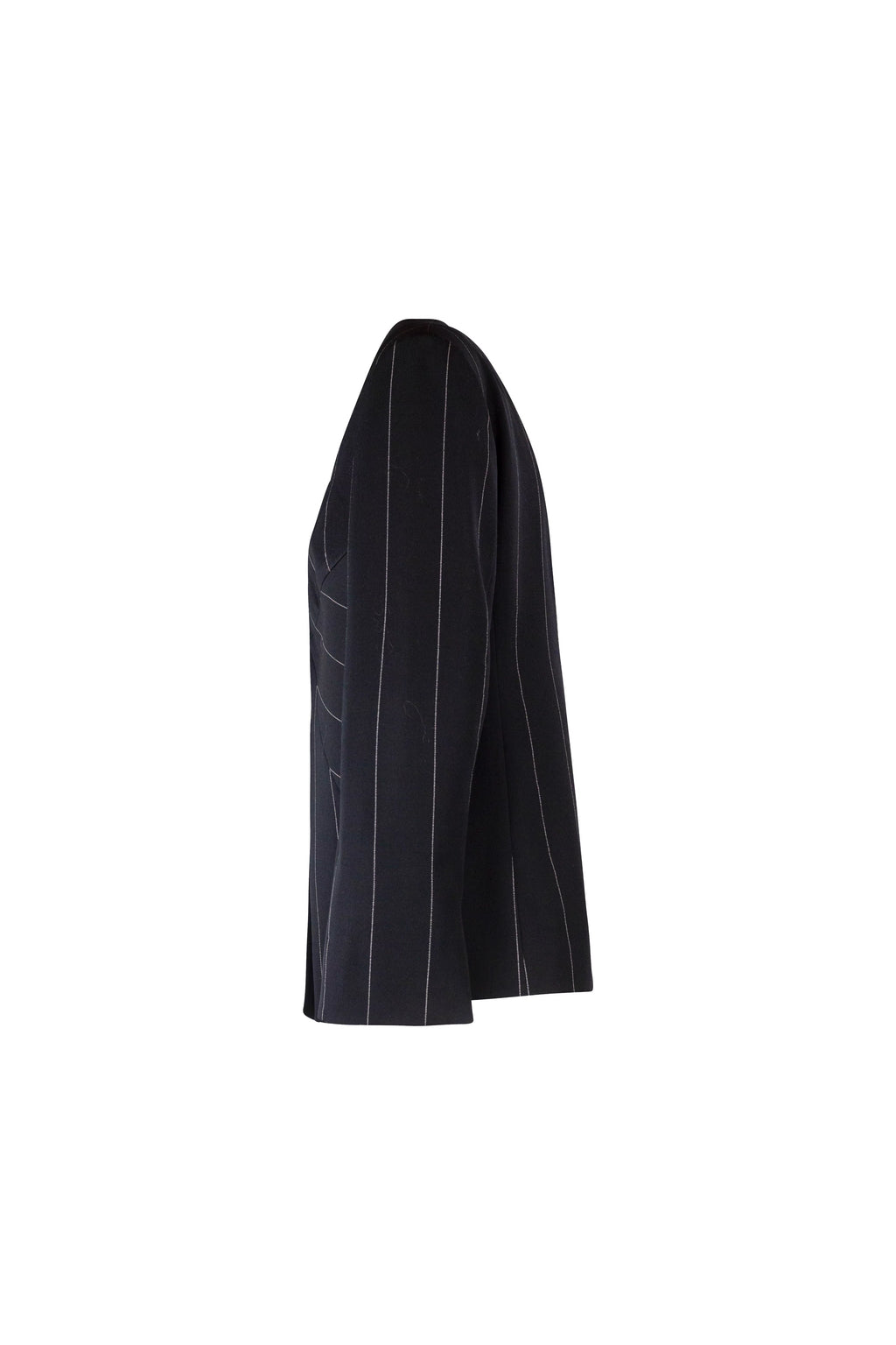 Pinstripe Wool Tailleur Skirt Suit Set FW1998