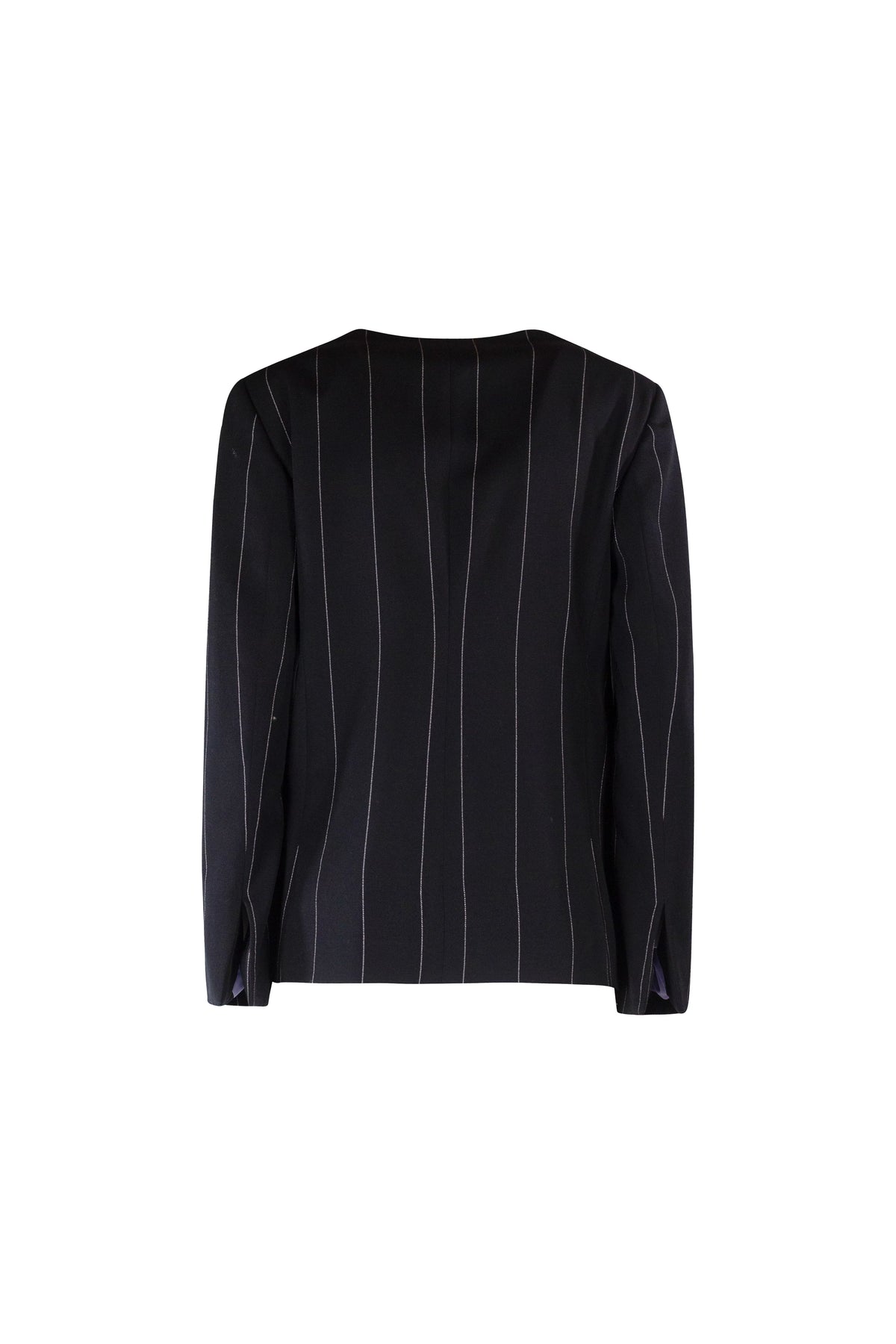 Pinstripe Wool Tailleur Skirt Suit Set FW1998