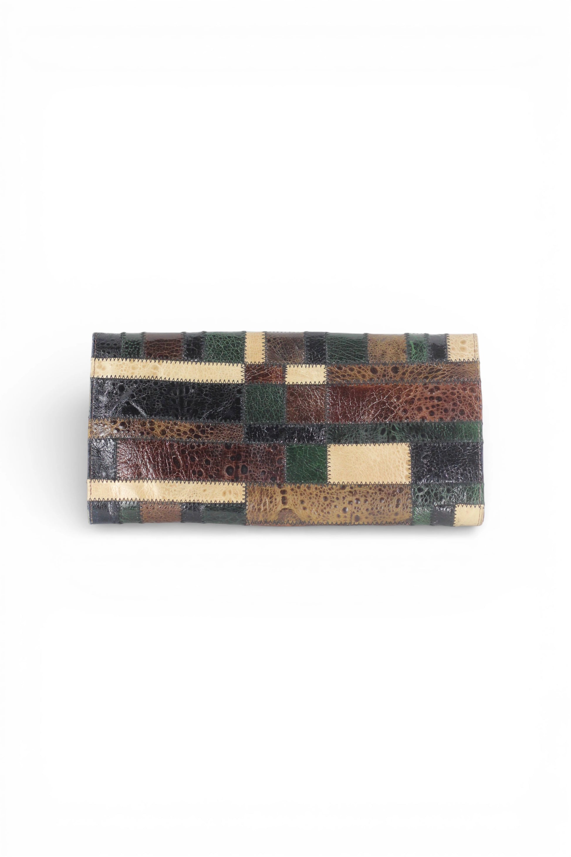 Lizard Leather Patchwork Pochette