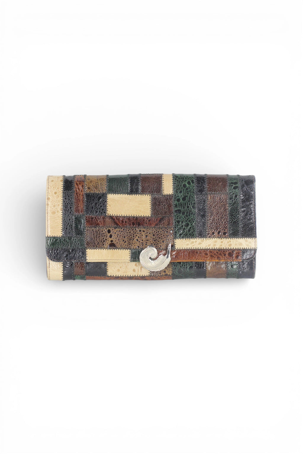 Lizard Leather Patchwork Pochette
