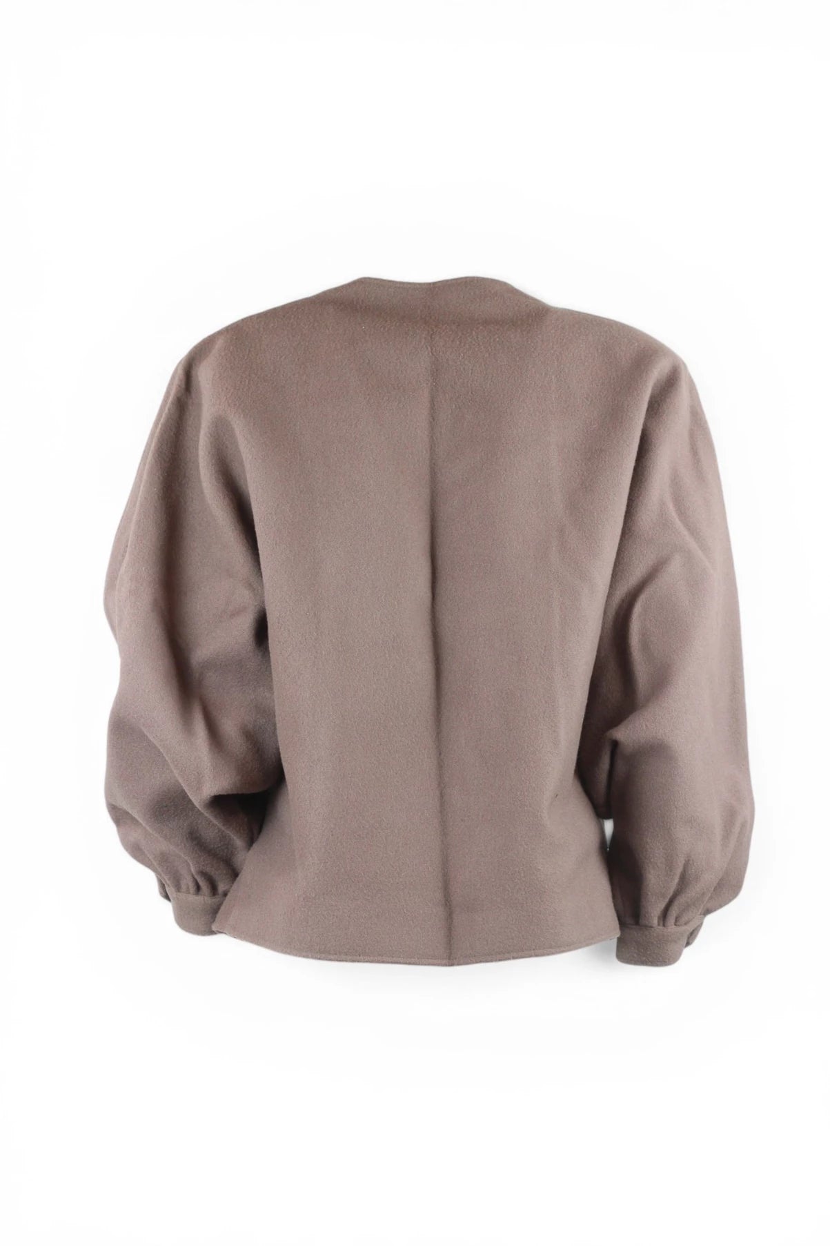Taupe Beige Asymmetric Jacket