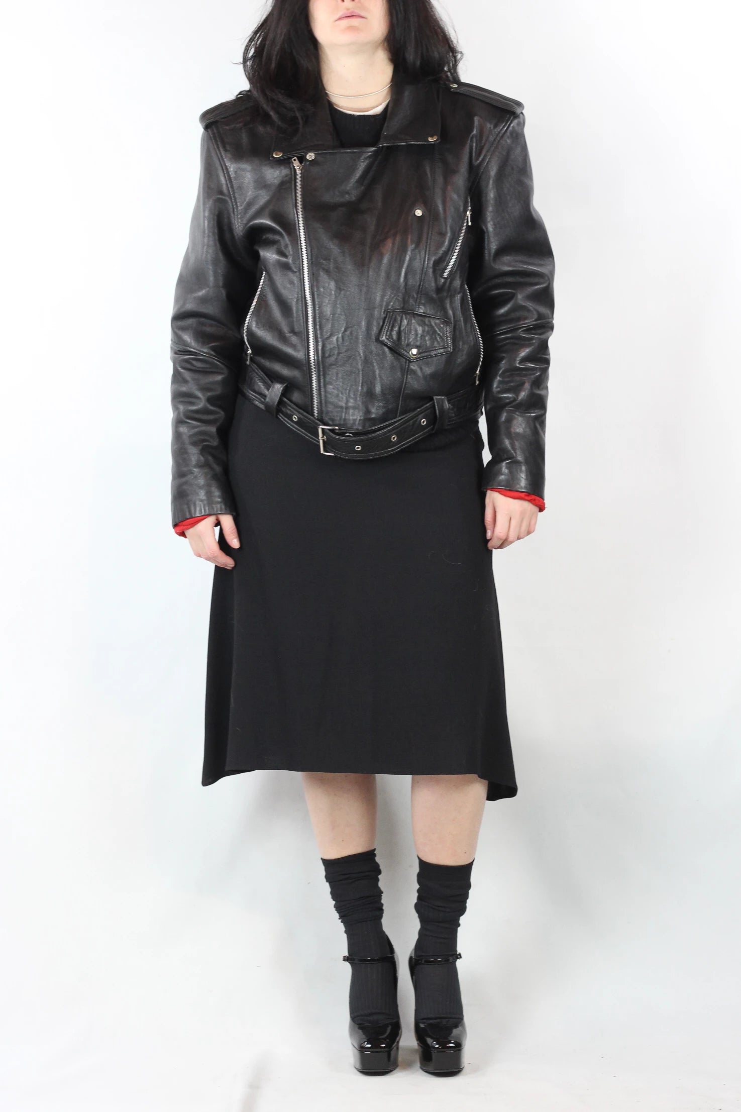 Nappa Leather Biker Jacket