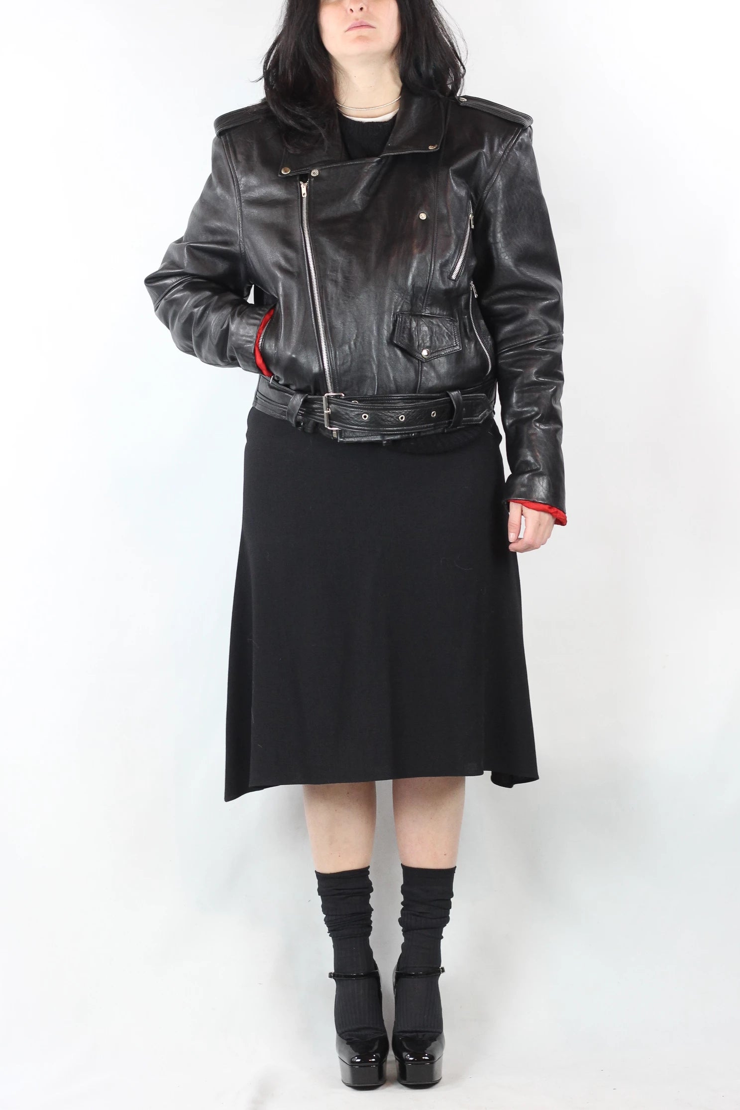 Nappa Leather Biker Jacket