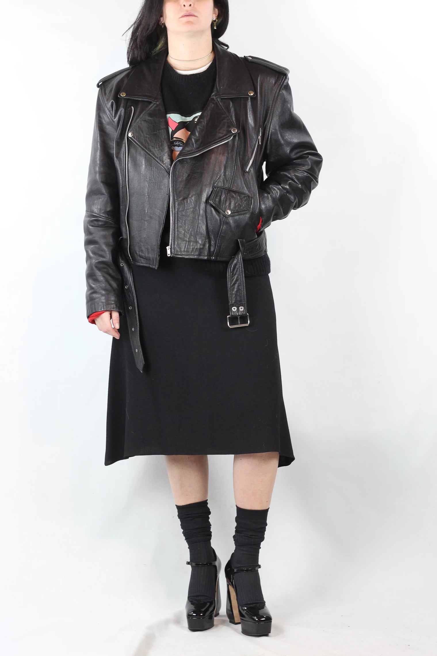 Nappa Leather Biker Jacket
