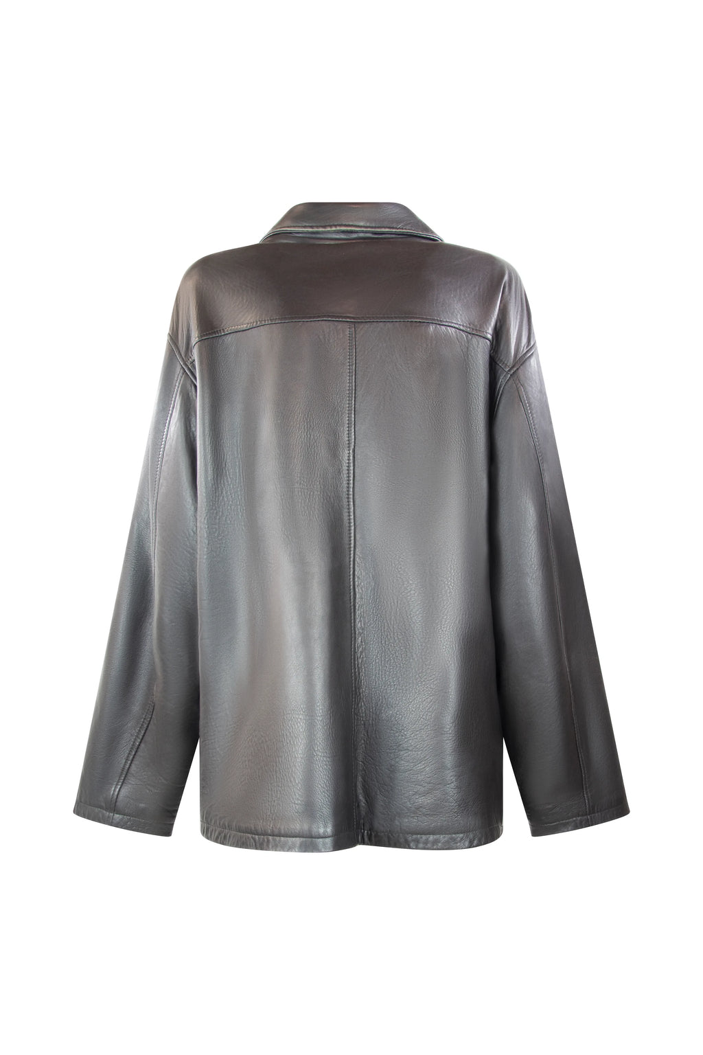 Vintage Black Lambskin Bomber Jacket