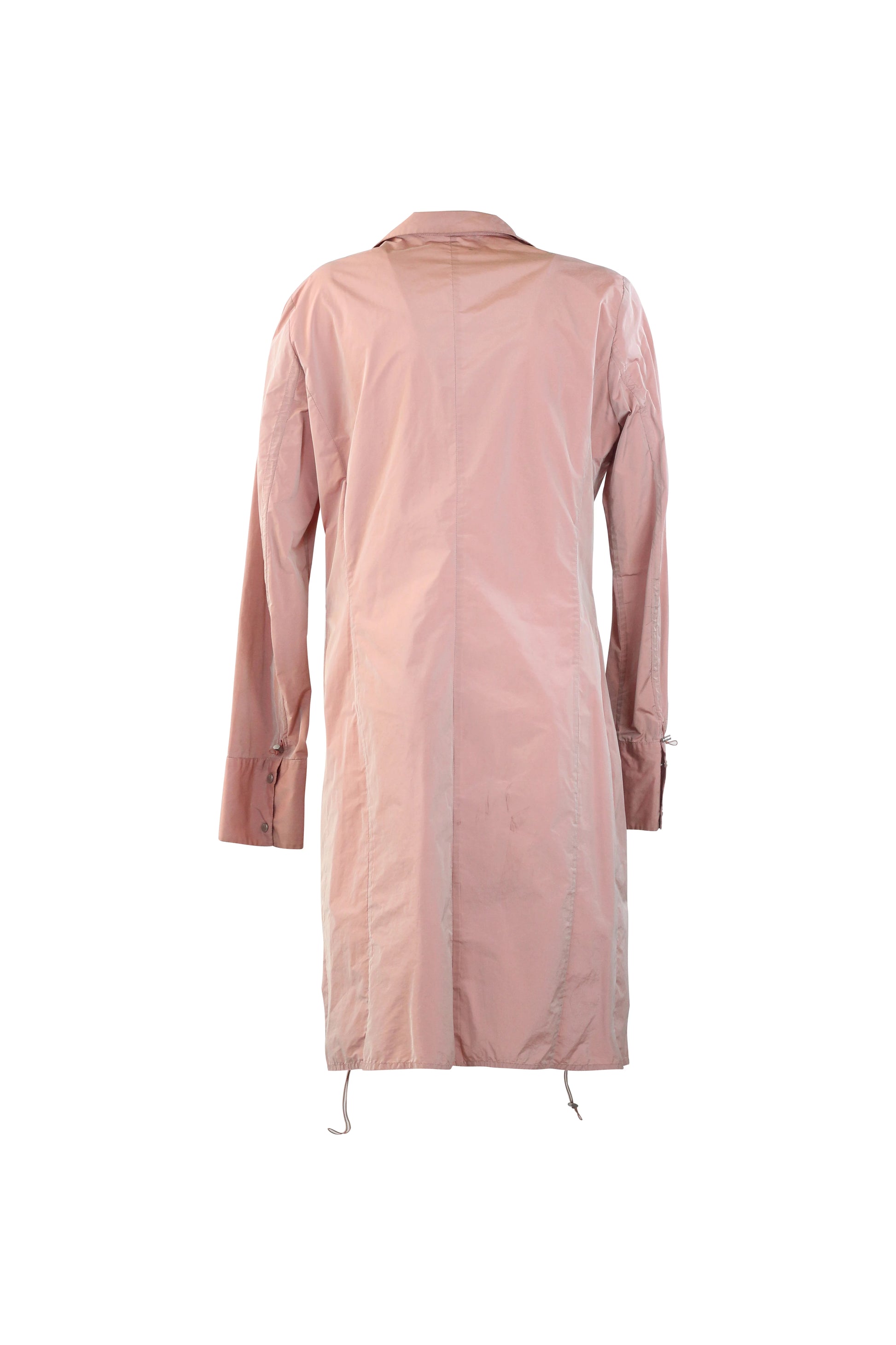Pink Nylon Chemisier Dress