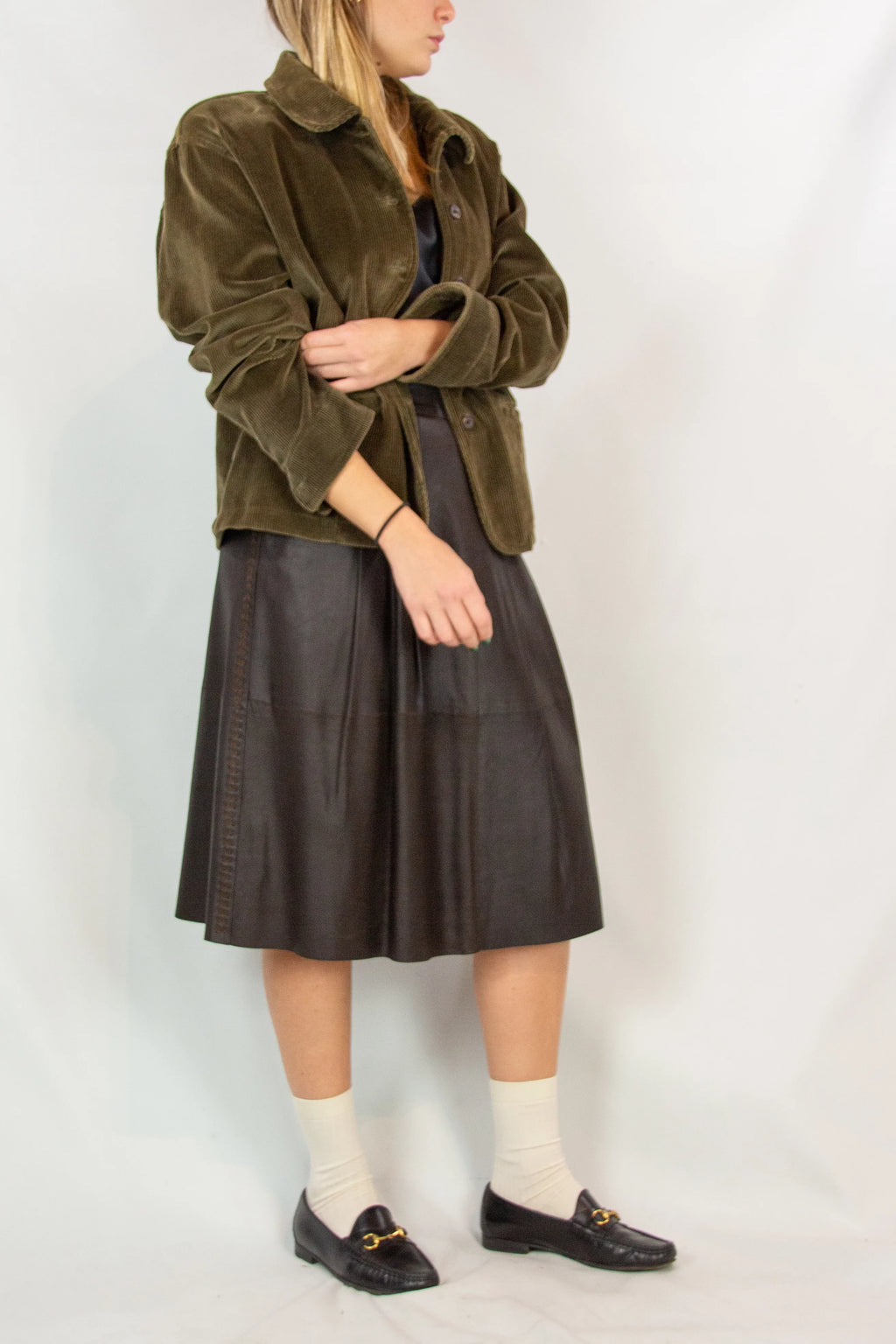 Vintage Green Corduroy Jacket