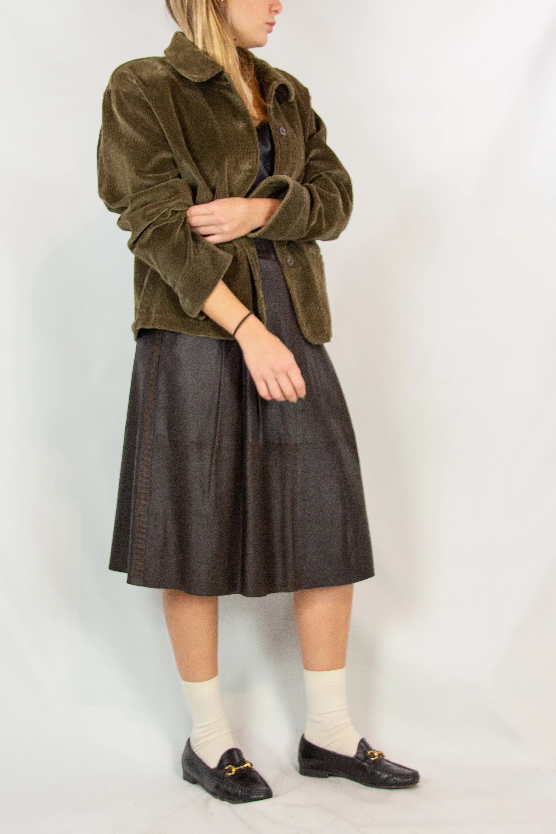 Vintage Green Corduroy Jacket