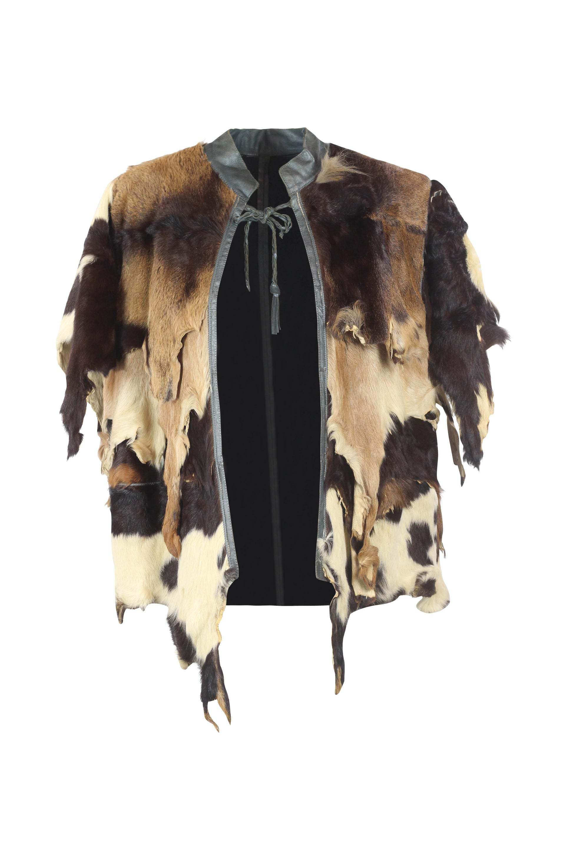Patchwork Fur Cape