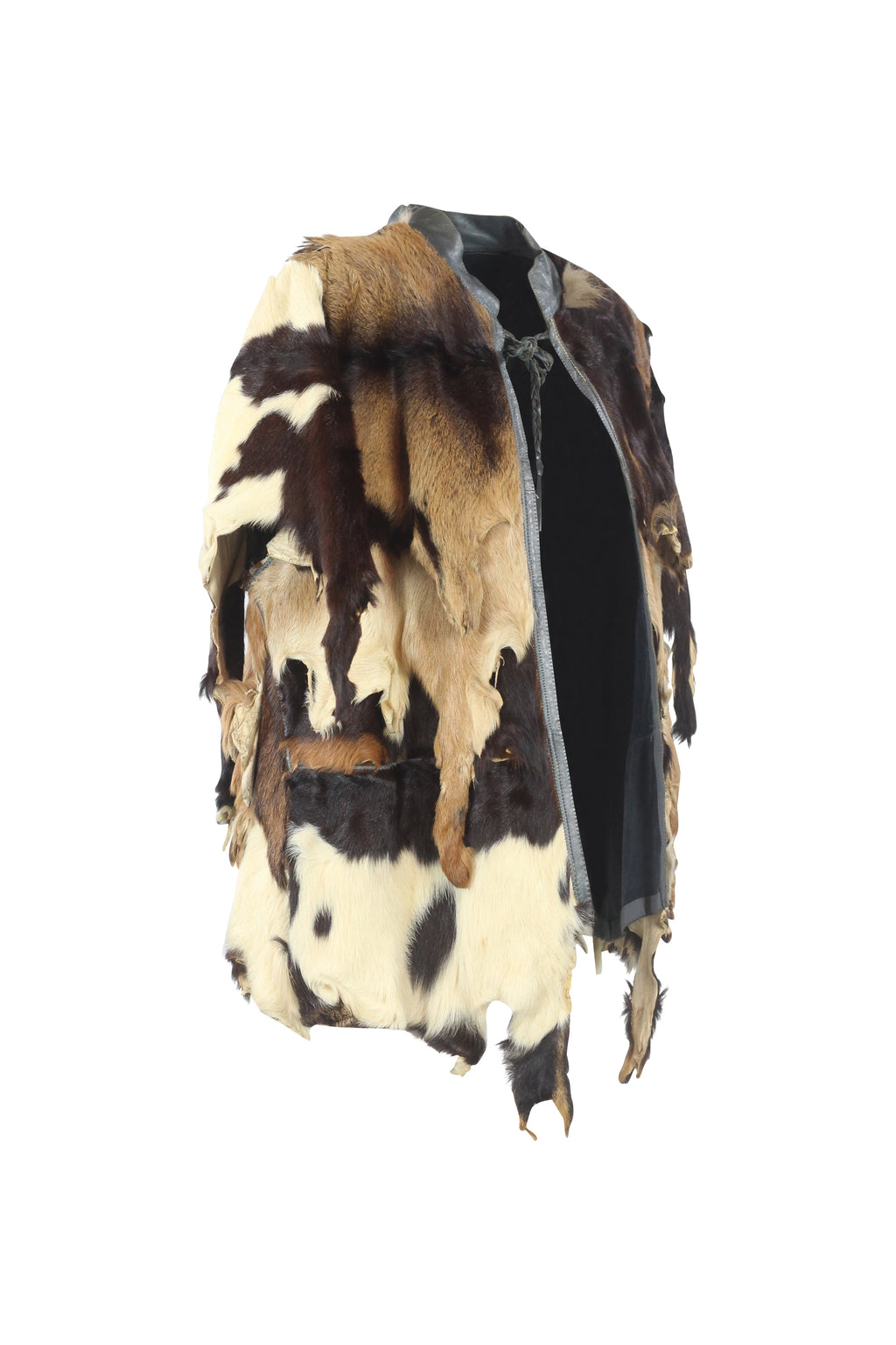 Patchwork Fur Cape