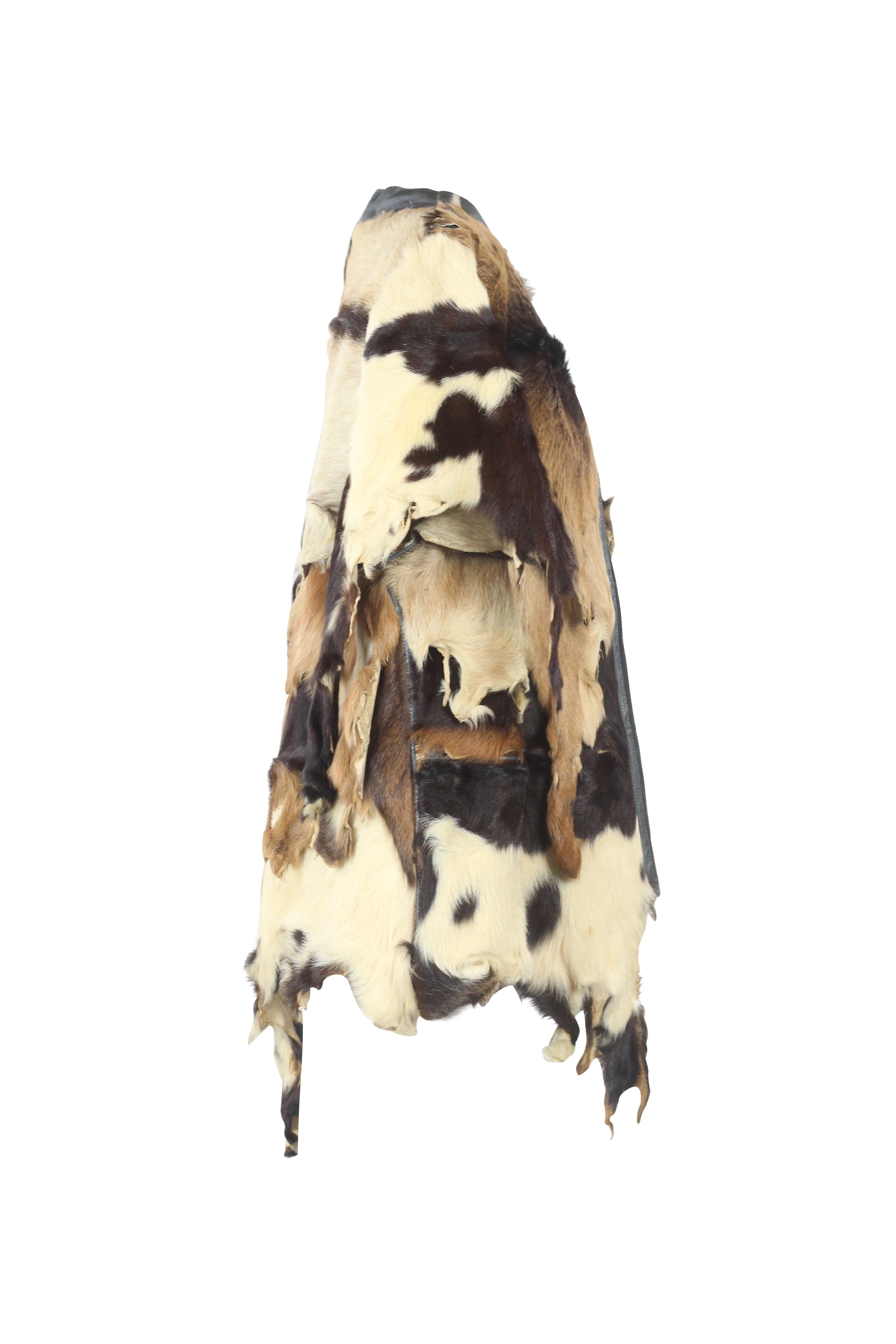 Patchwork Fur Cape