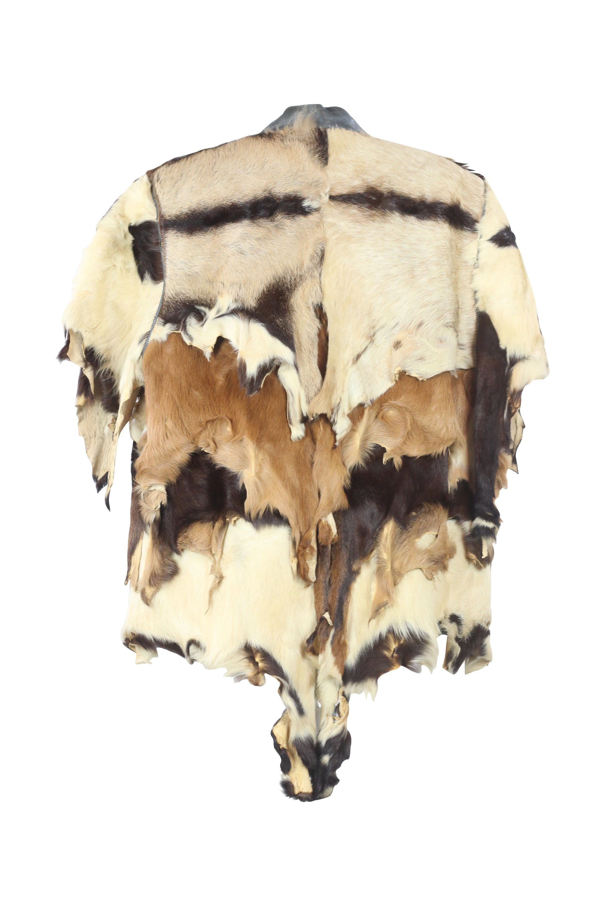 Patchwork Fur Cape