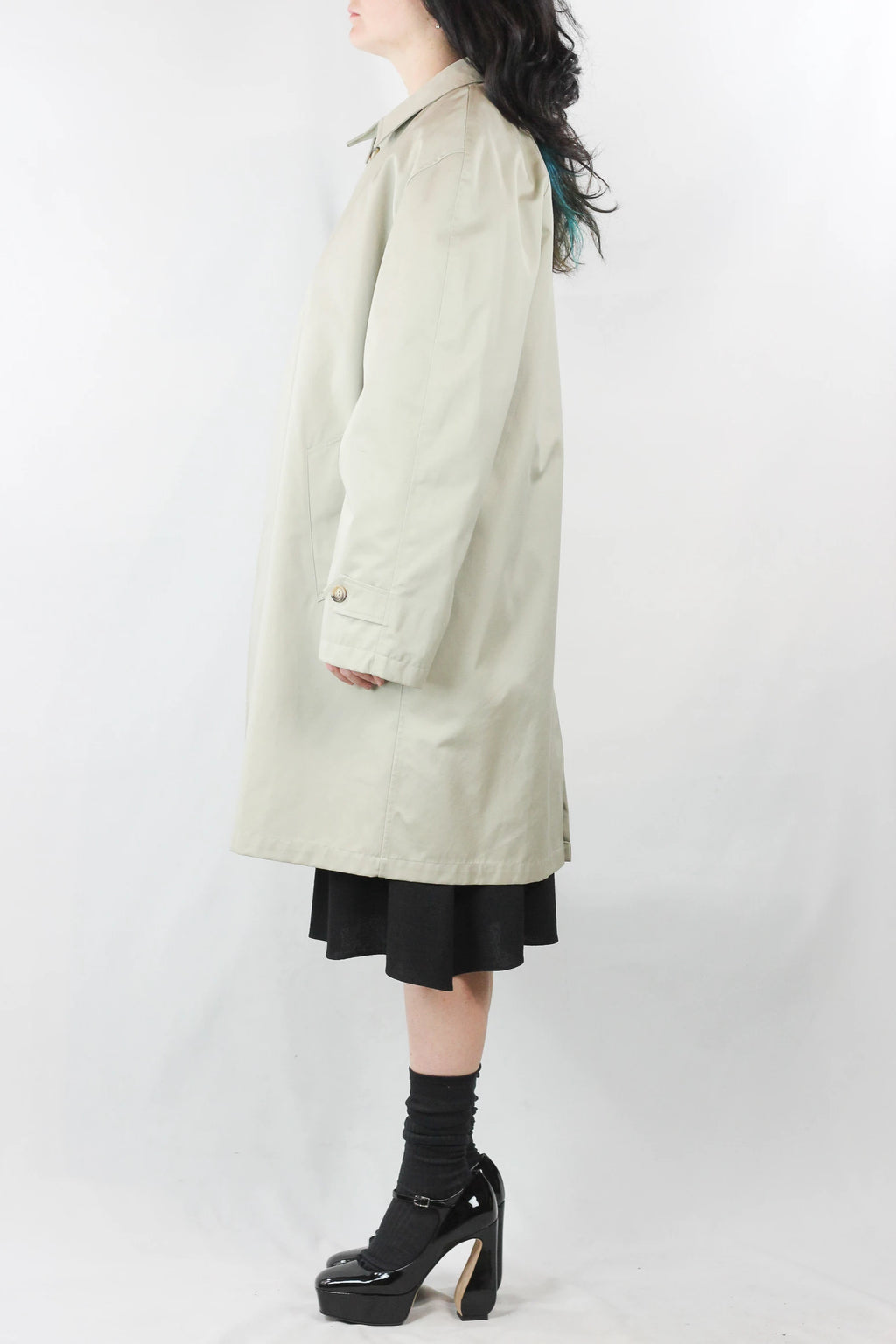 Greige Trench Coat