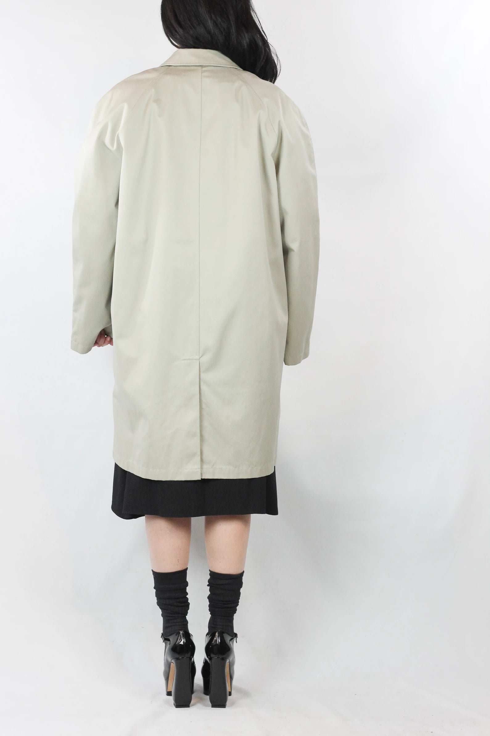 Greige Trench Coat