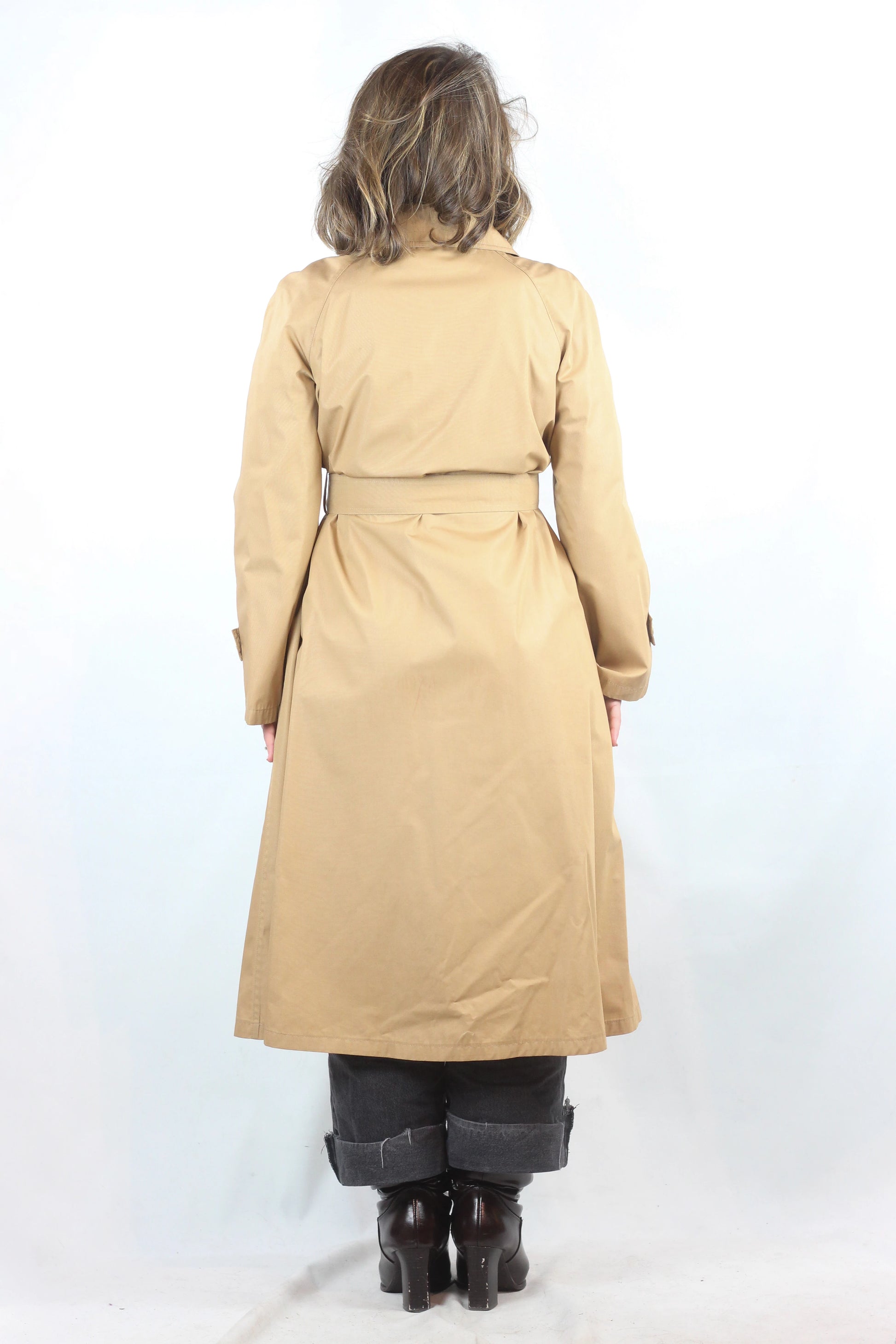 Honey-Coloured Lightweight Trench Coat