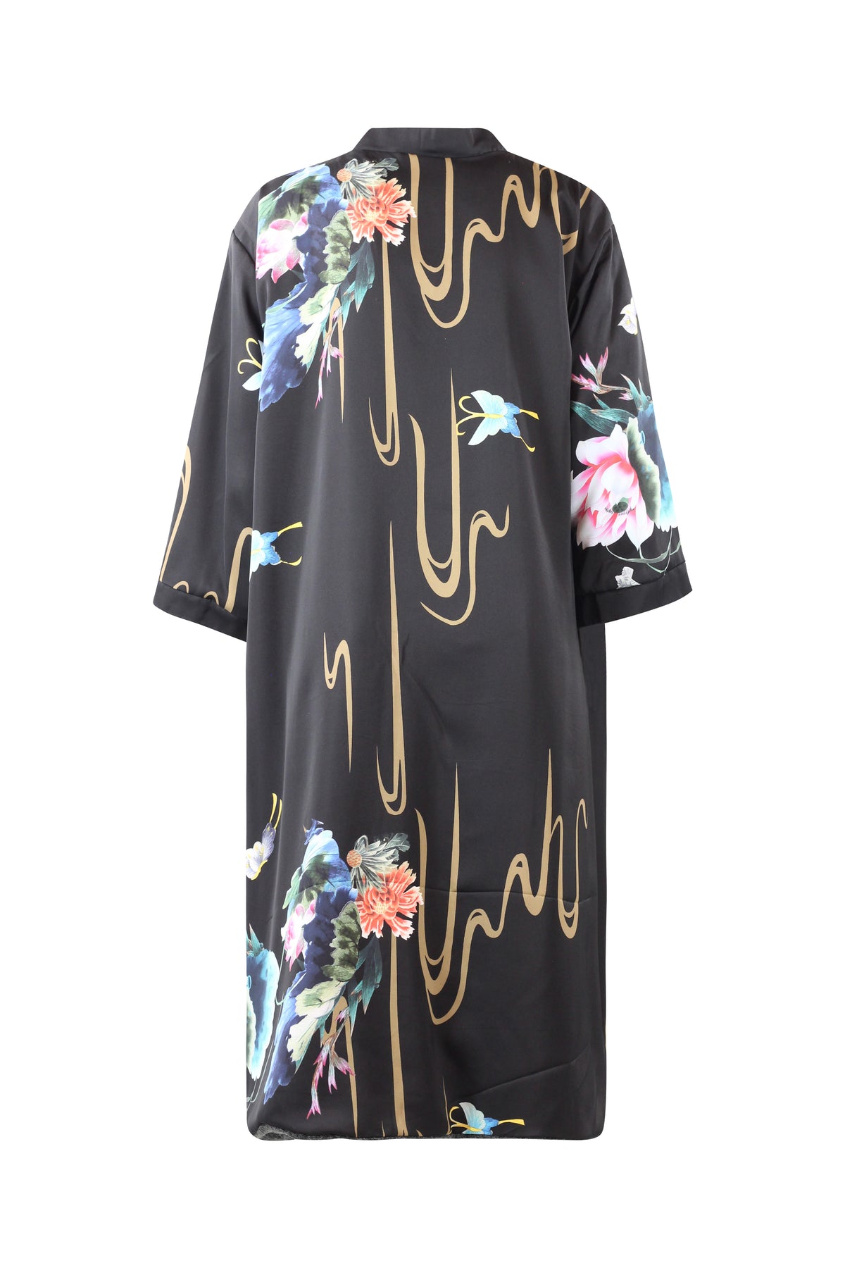 Wool & Silk Double Face Kimono Coat