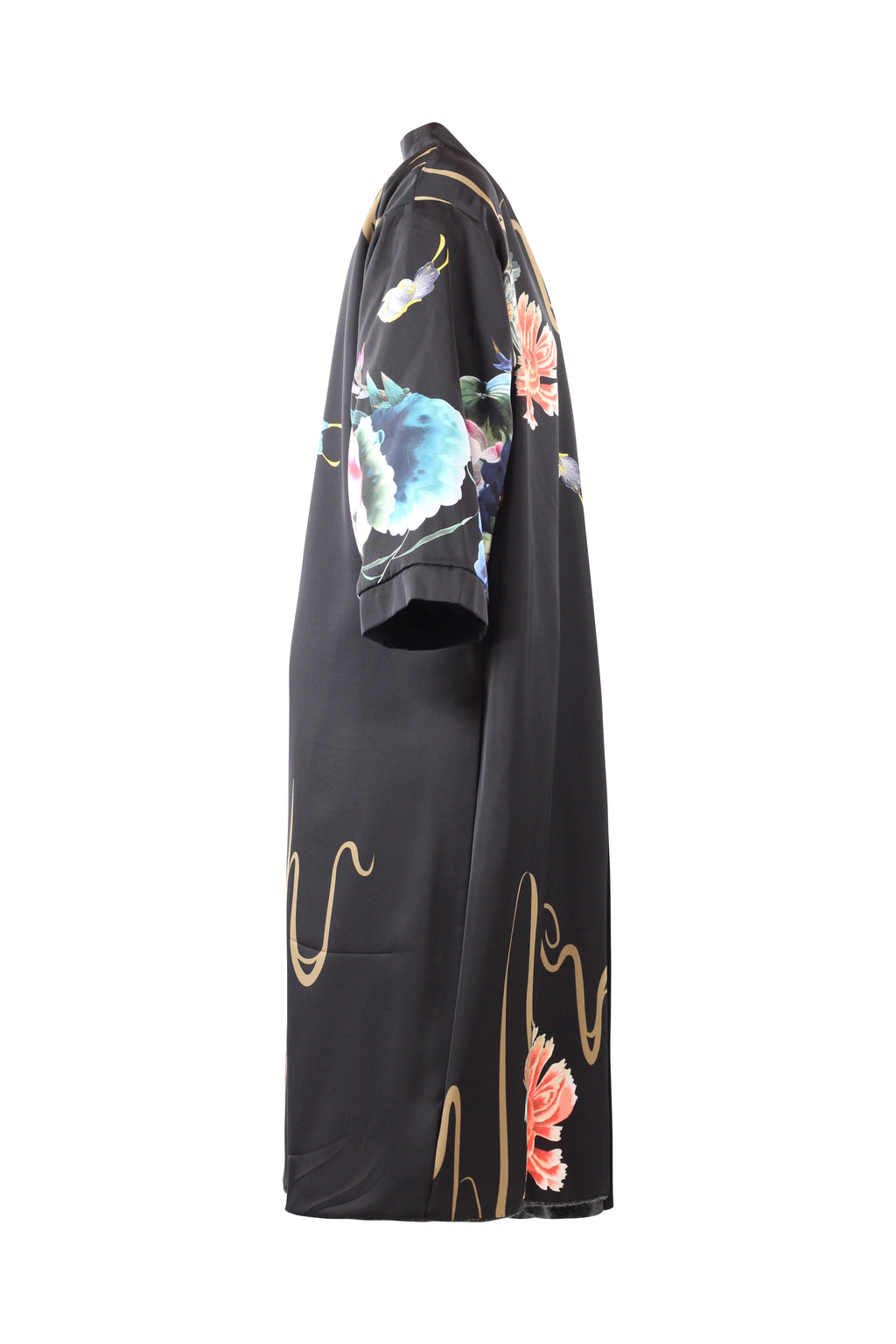 Wool & Silk Double Face Kimono Coat