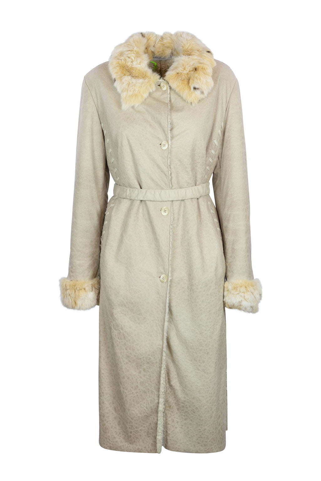 Light Shearling Long Jacket
