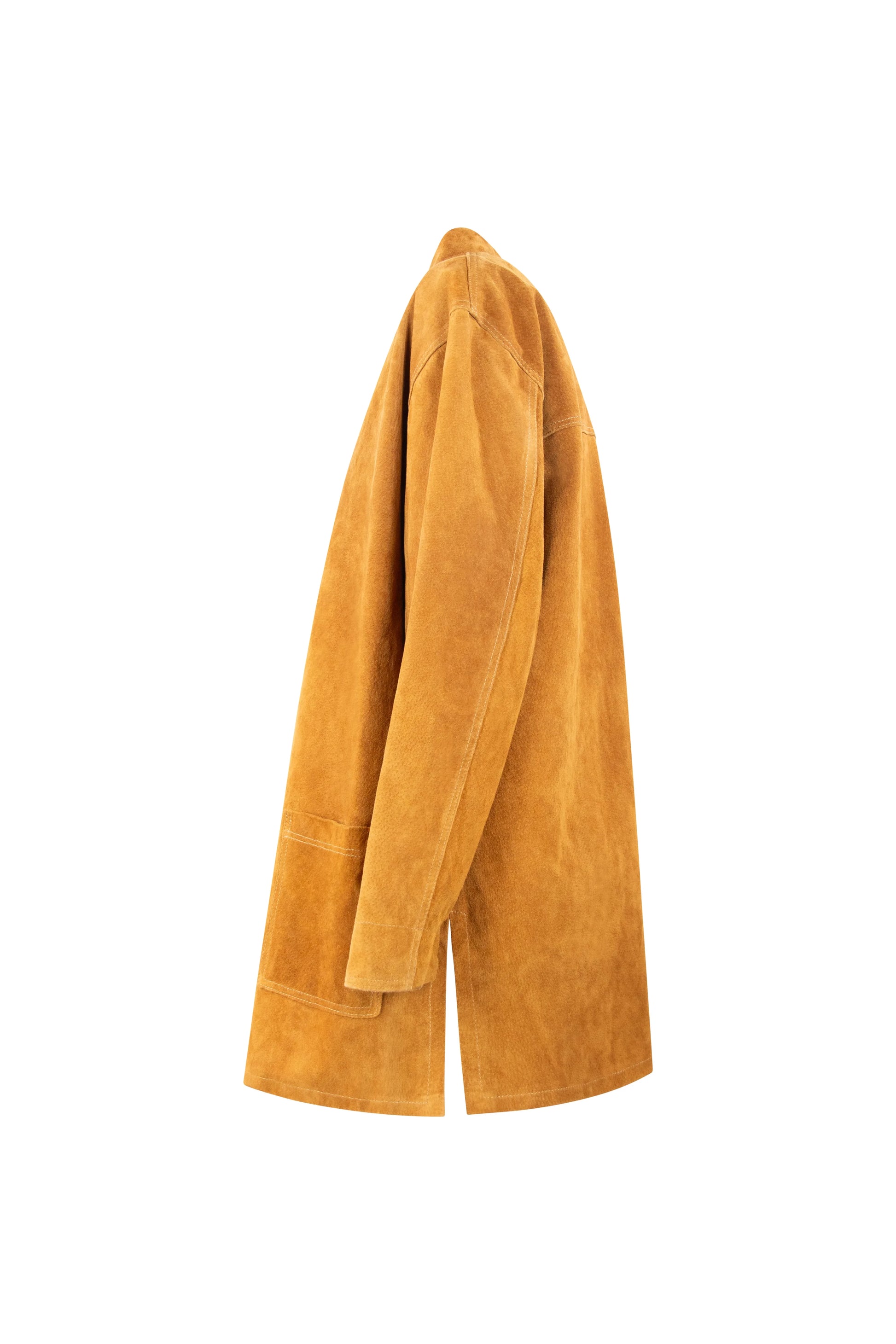 Mustard Yellow Suede Overshirt