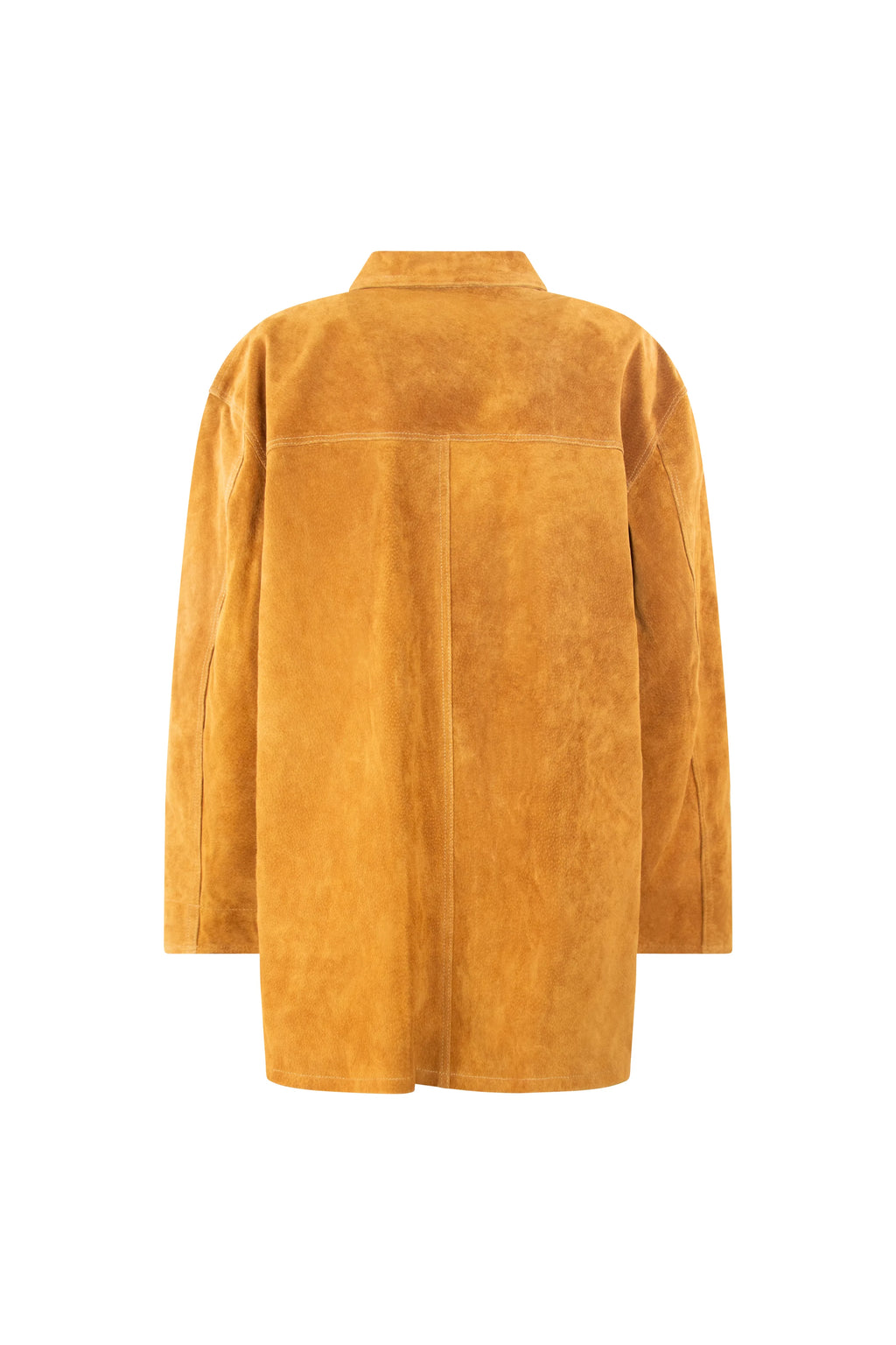 Mustard Yellow Suede Overshirt