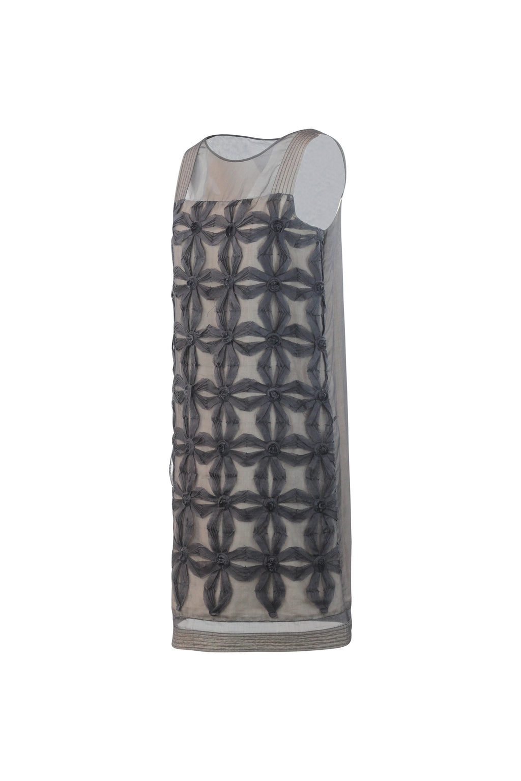 Silk Chiffon Trapeze Dress