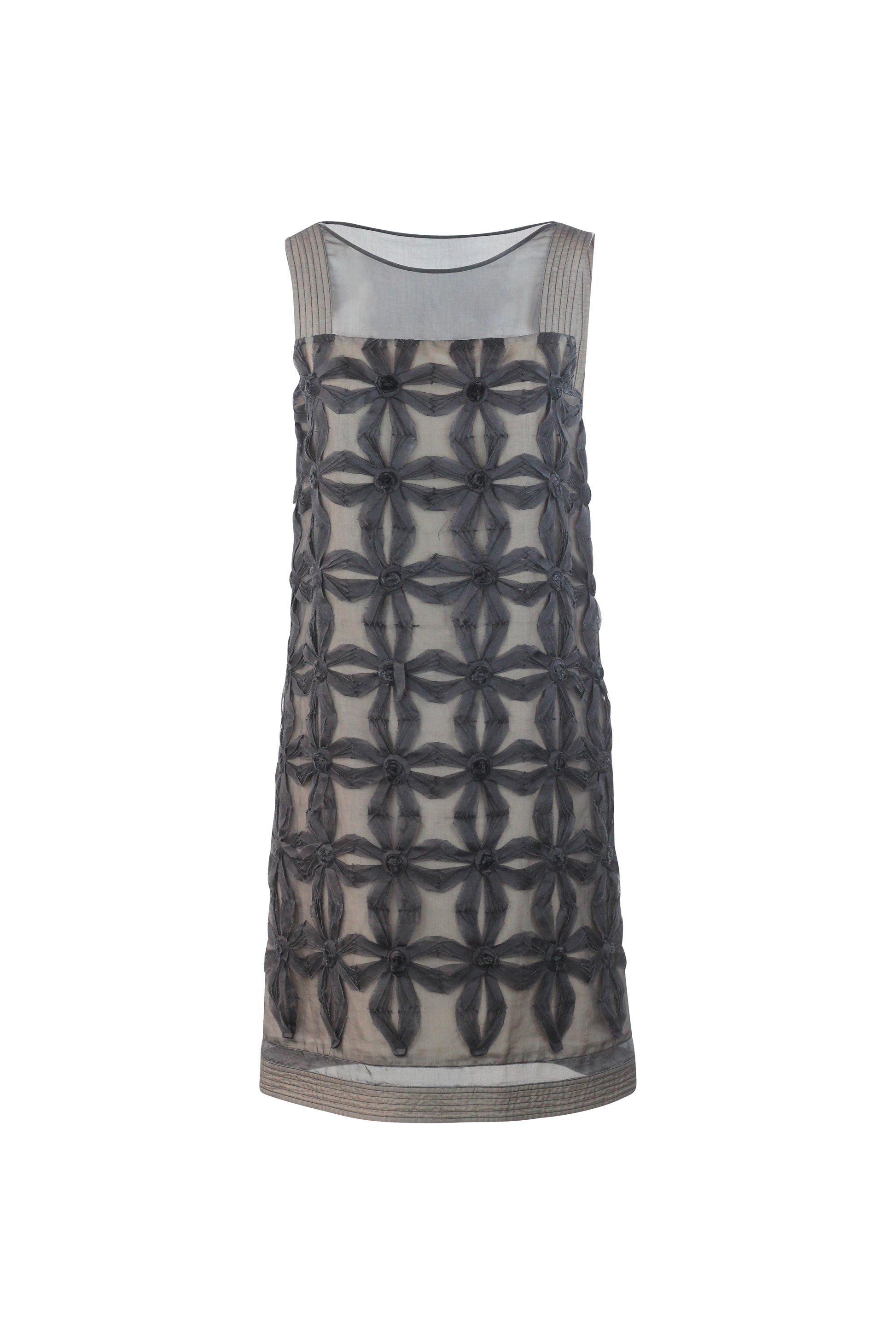 Silk Chiffon Trapeze Dress