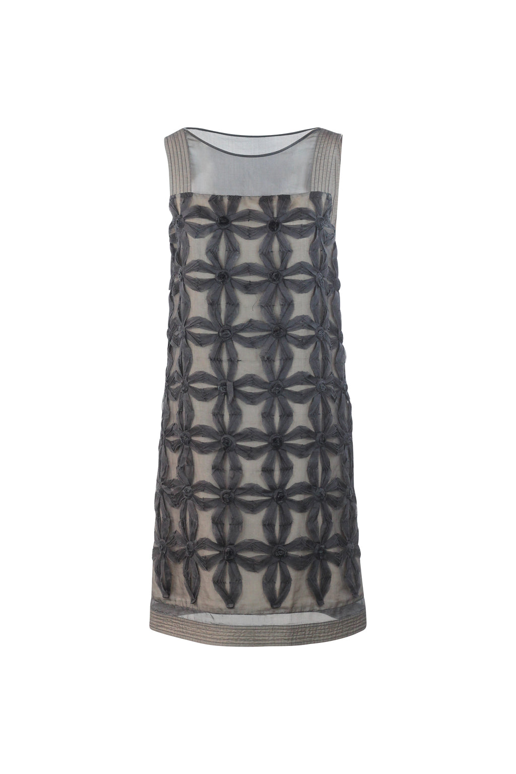 Silk Chiffon Trapeze Dress